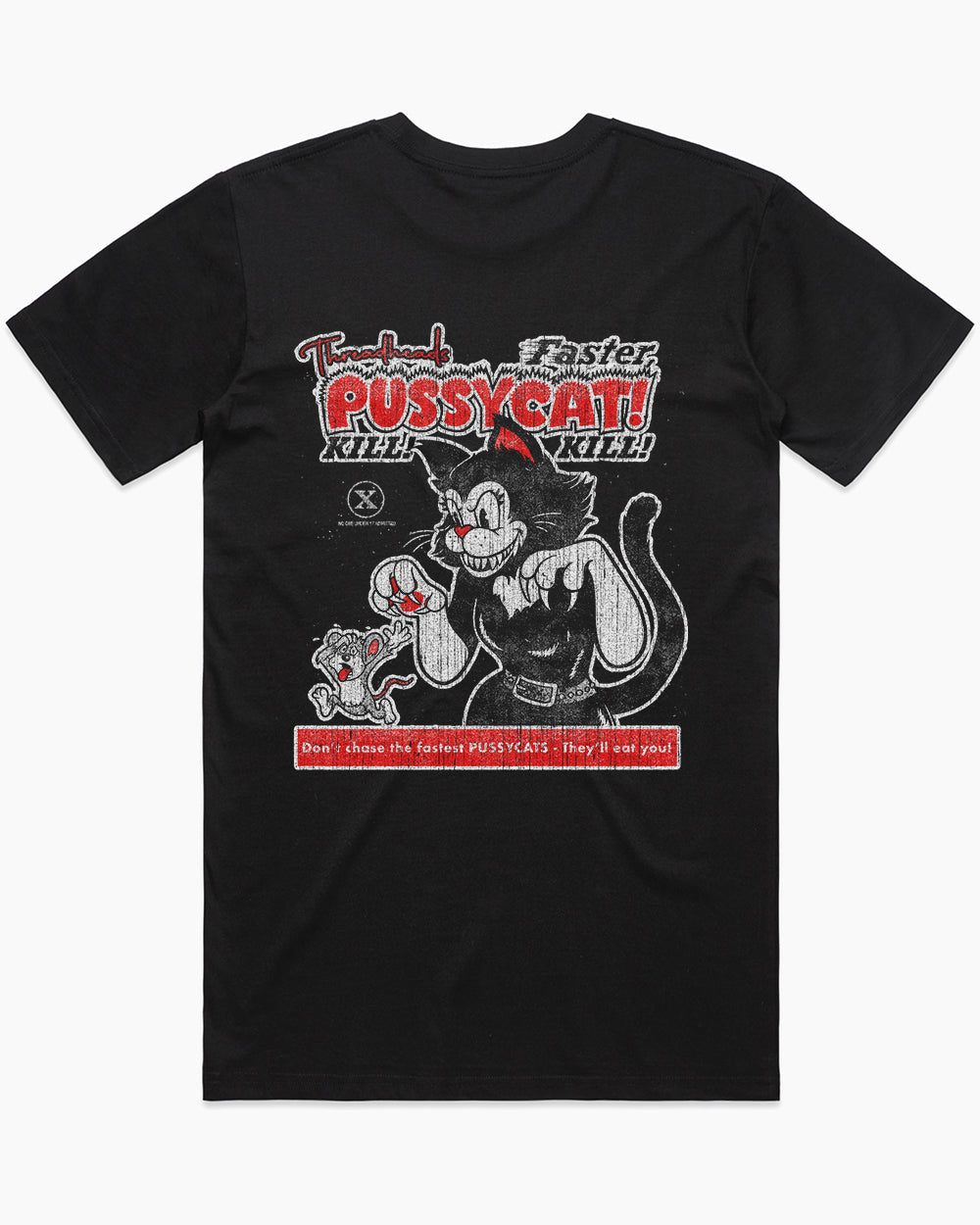 Faster Pussycat Kill Kill T-Shirt Australia Online #colour_black