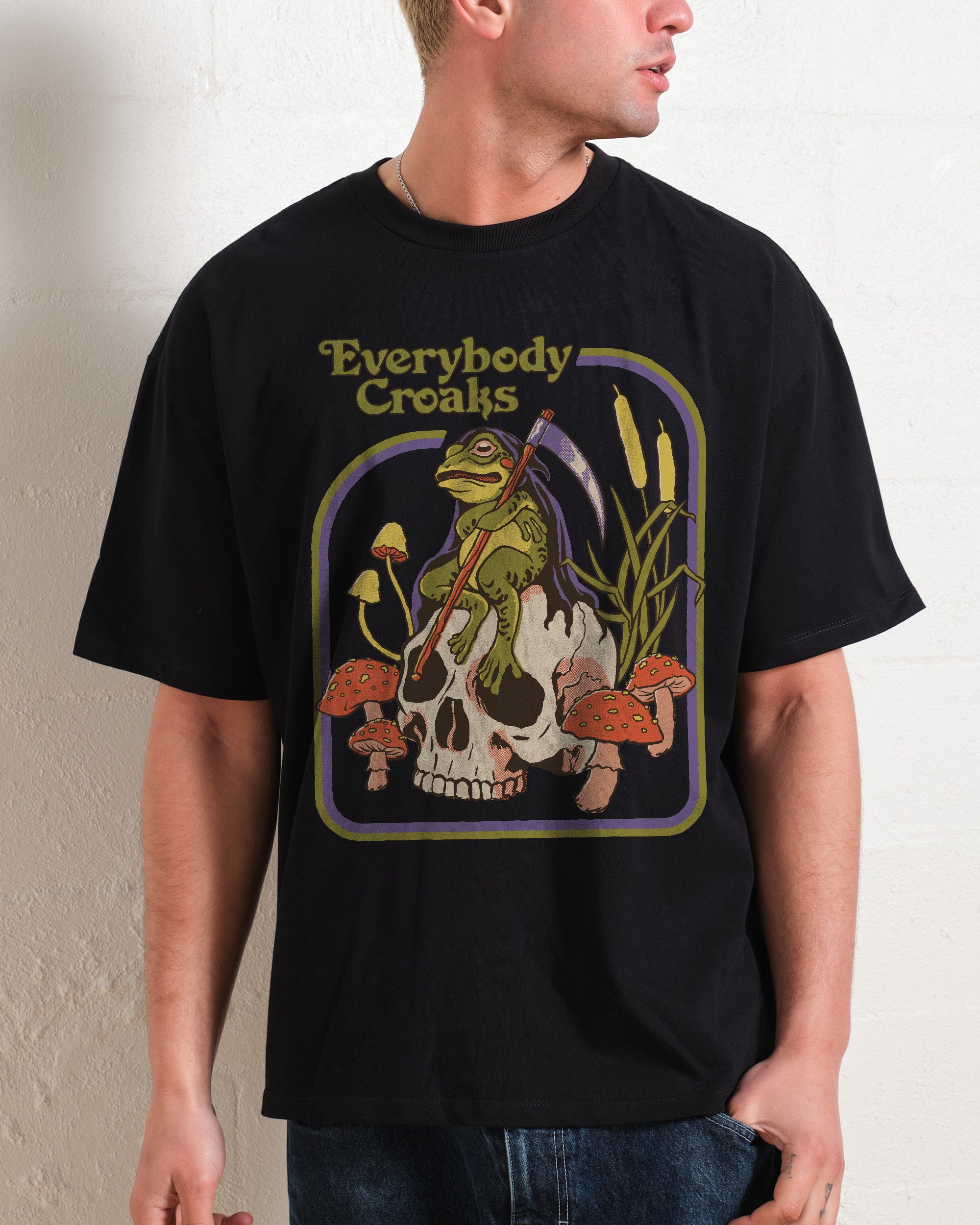 Everybody Croaks Oversized Tee