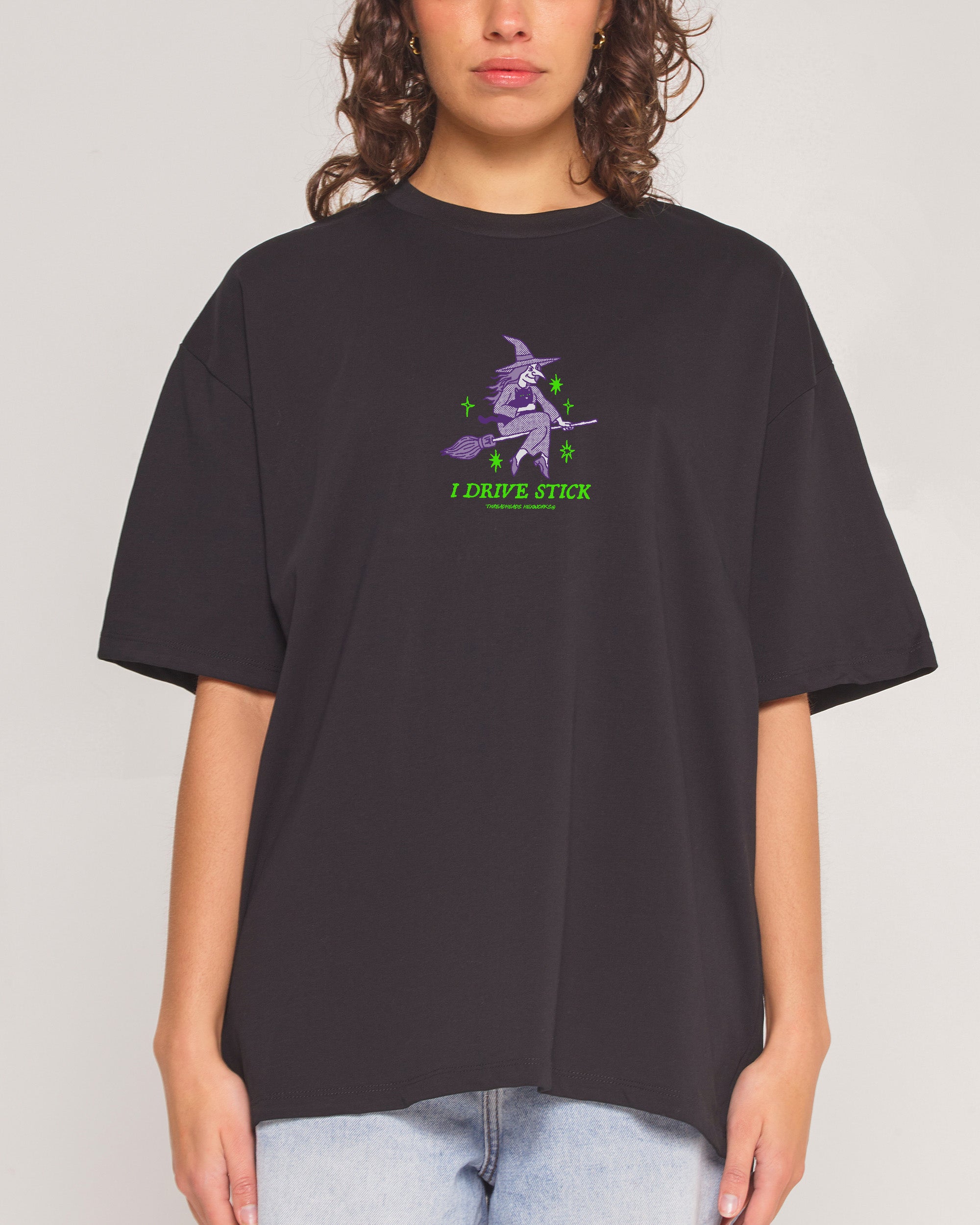 I Drive Stick Oversized Tee Australia Threadheads Online