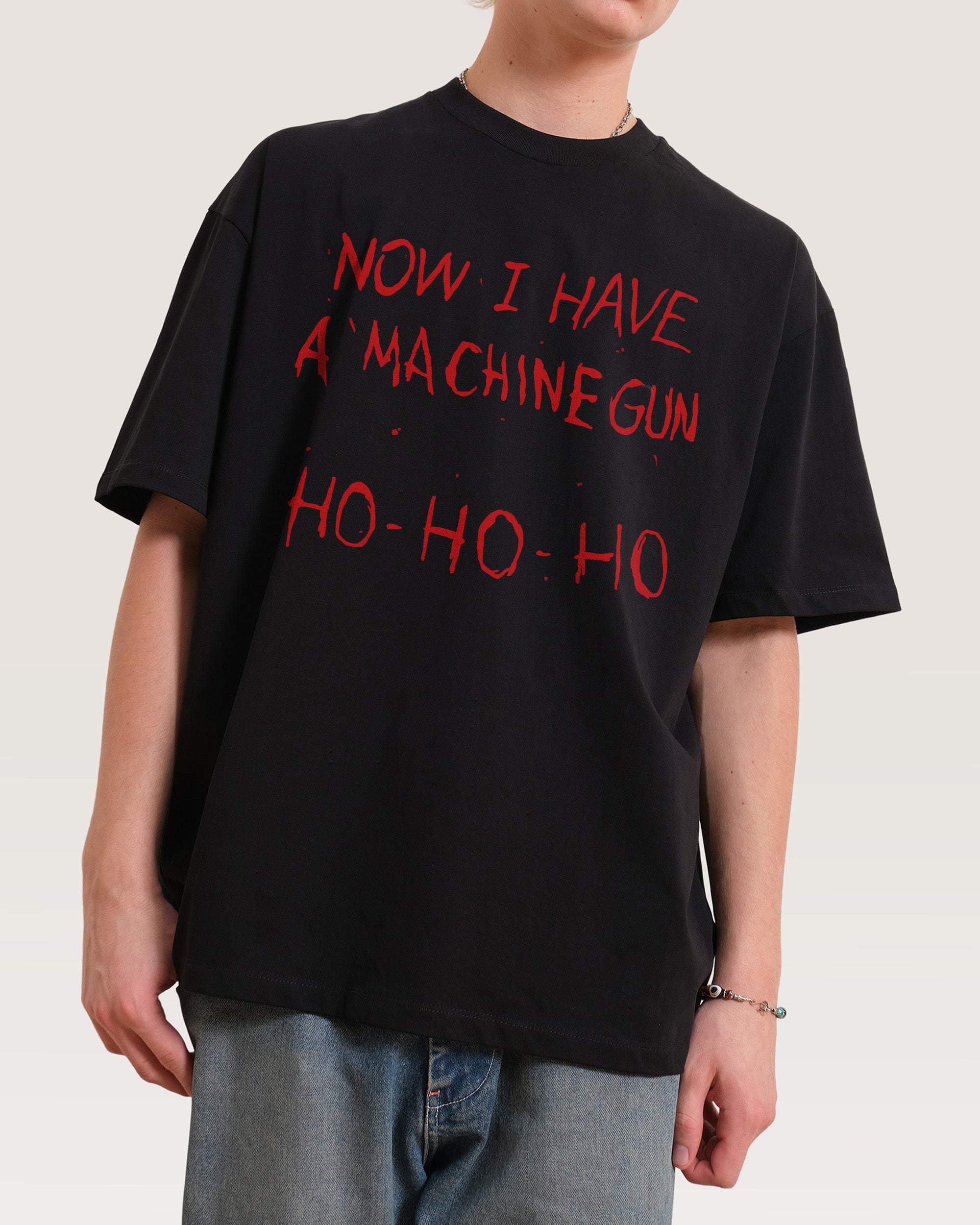 Machine Gun Ho-Ho-Ho Oversized Tee