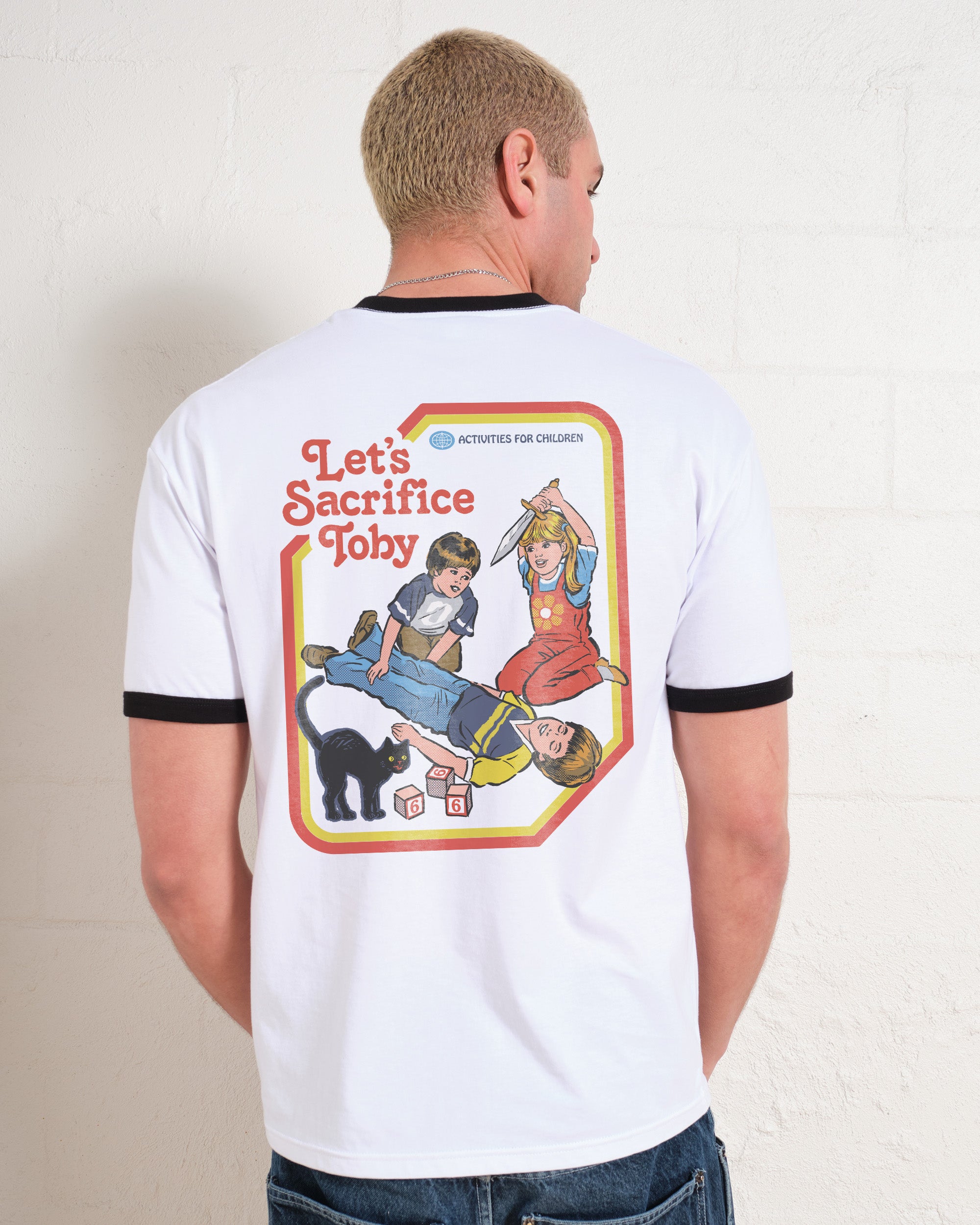 Let's Sacrifice Toby Front and Back T-Shirt Australia Online