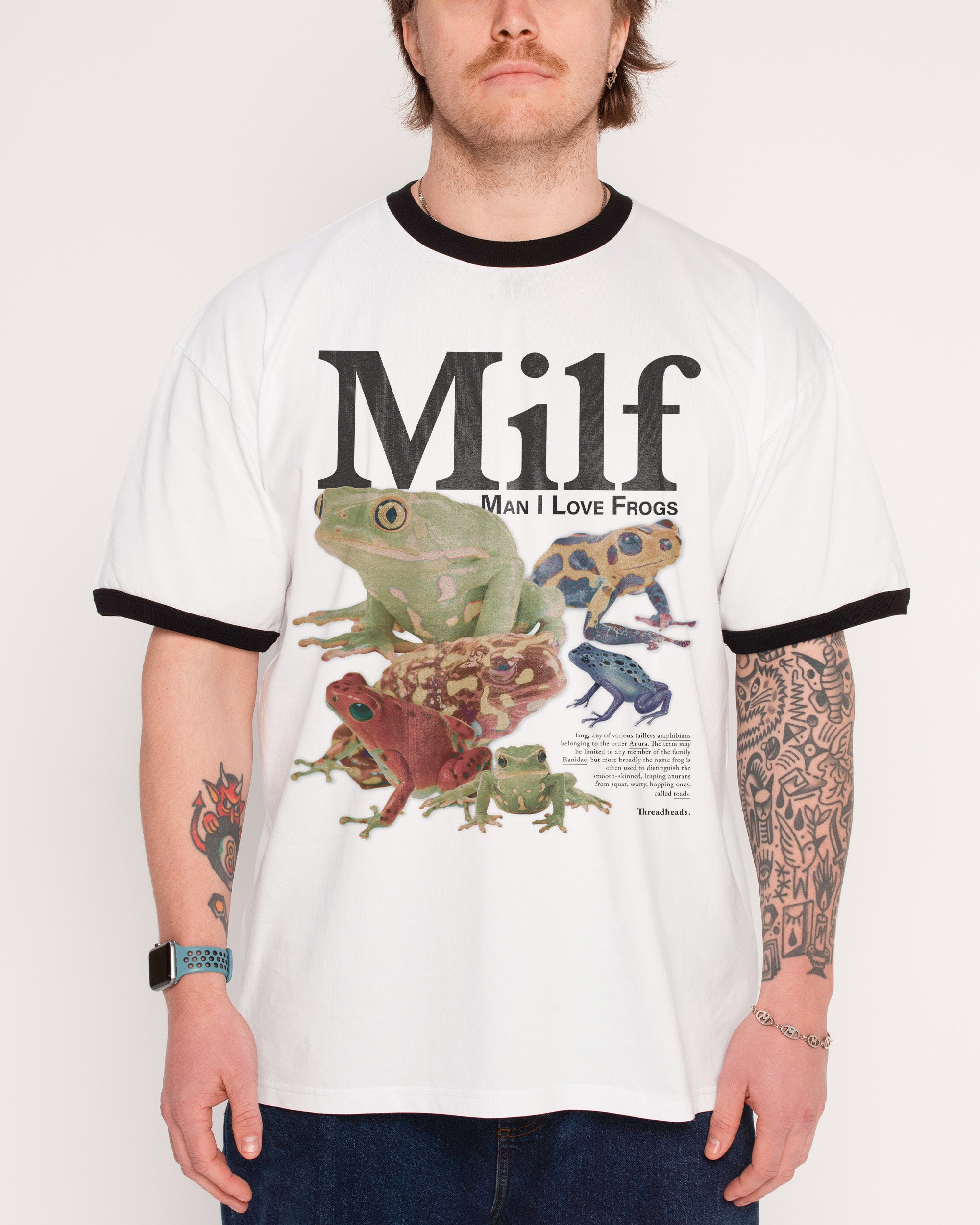 Man I Love Frogs T-Shirt Threadheads Australia Online