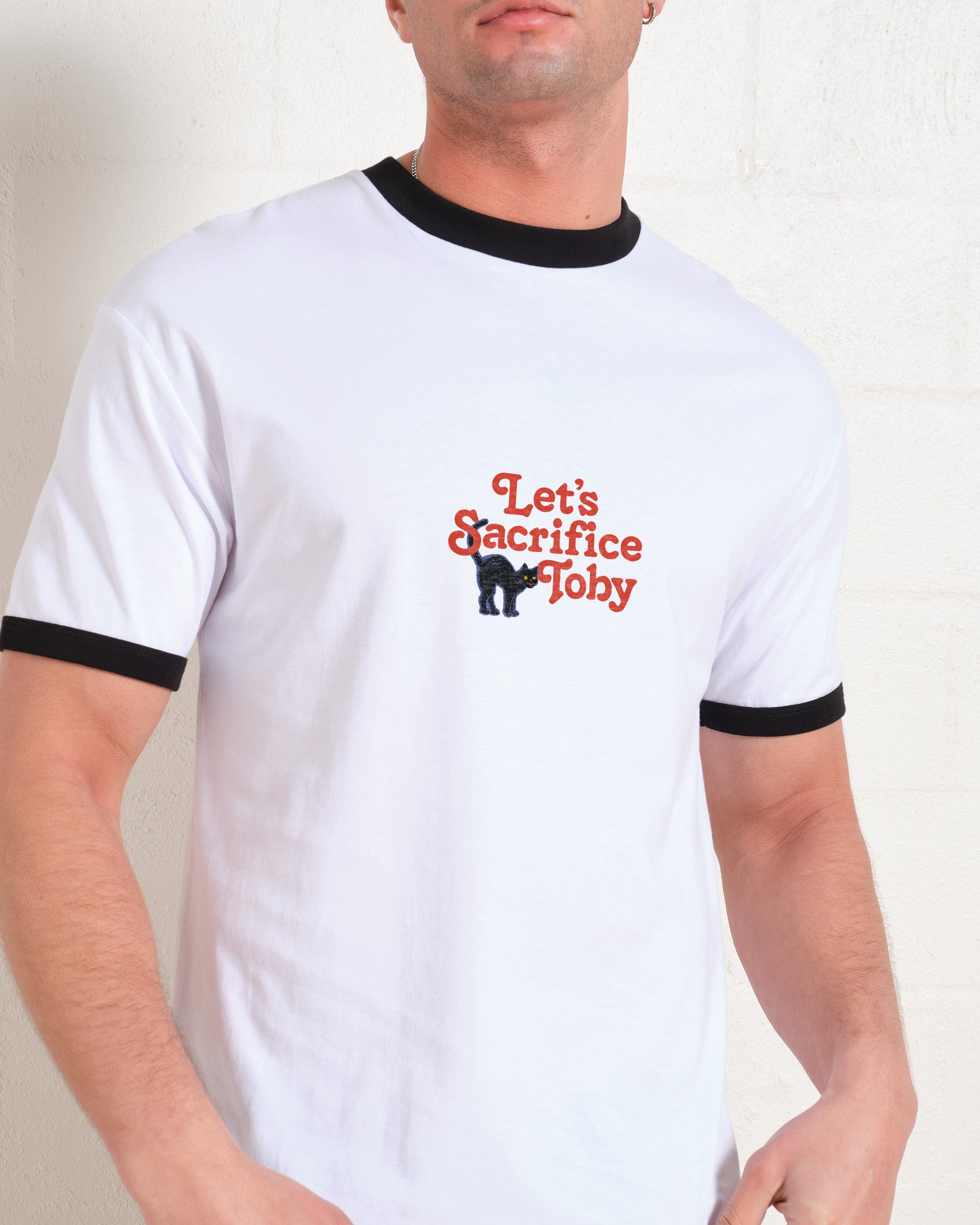Let's Sacrifice Toby Front and Back T-Shirt Australia Online
