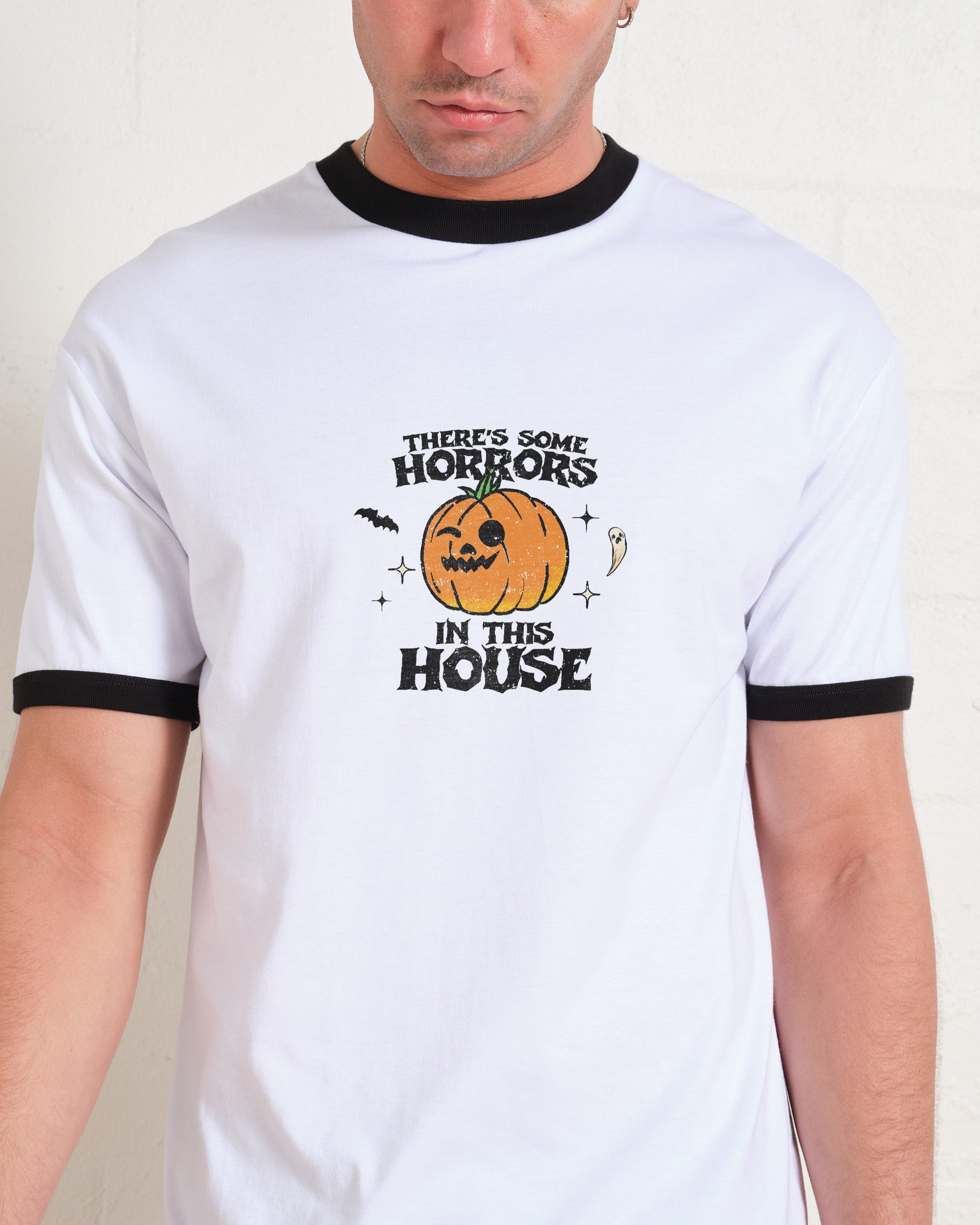 There's Some Horrors In This House Front and Back T-Shirt Australia Online