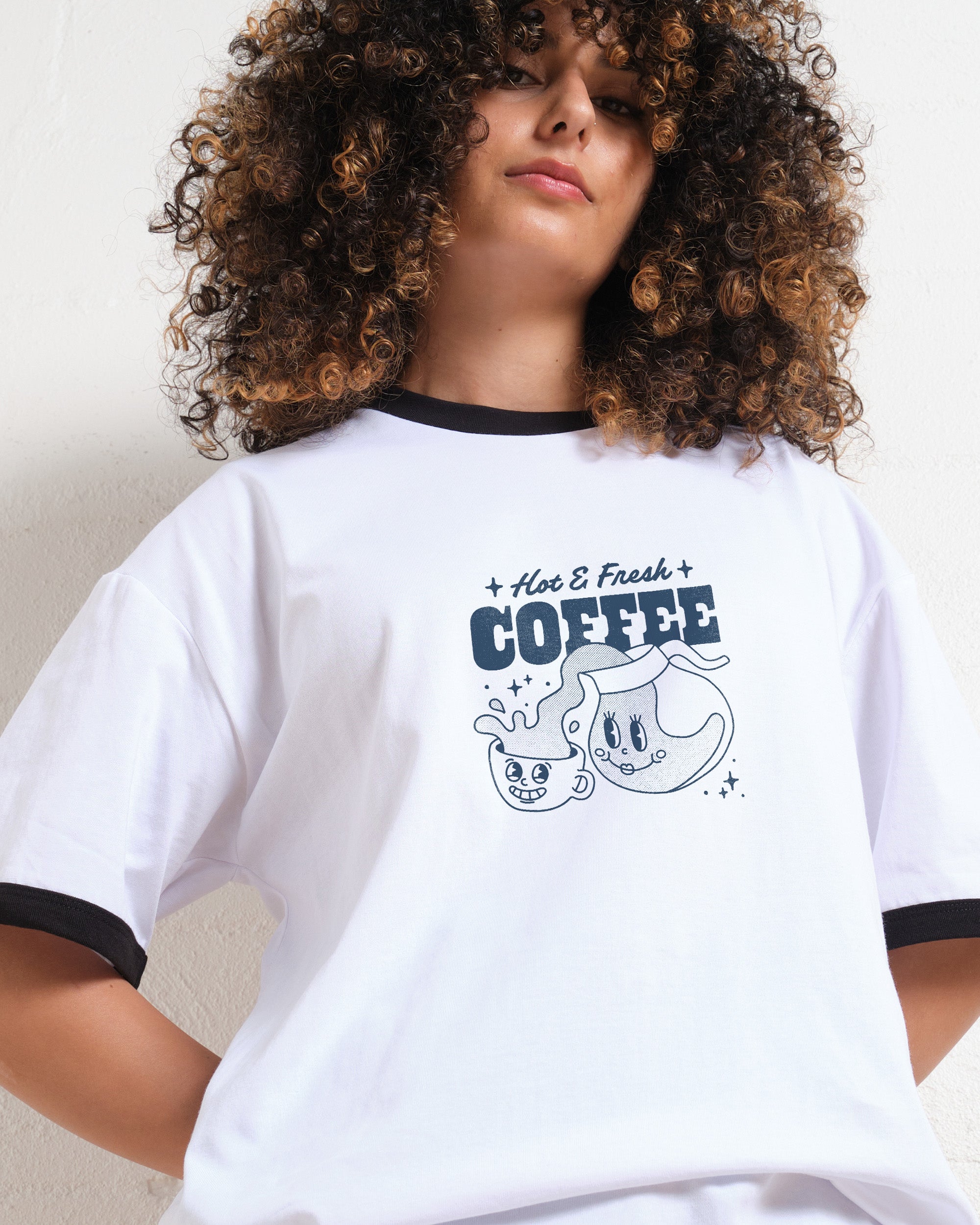 Hot & Fresh Coffee T-Shirt Australia Online