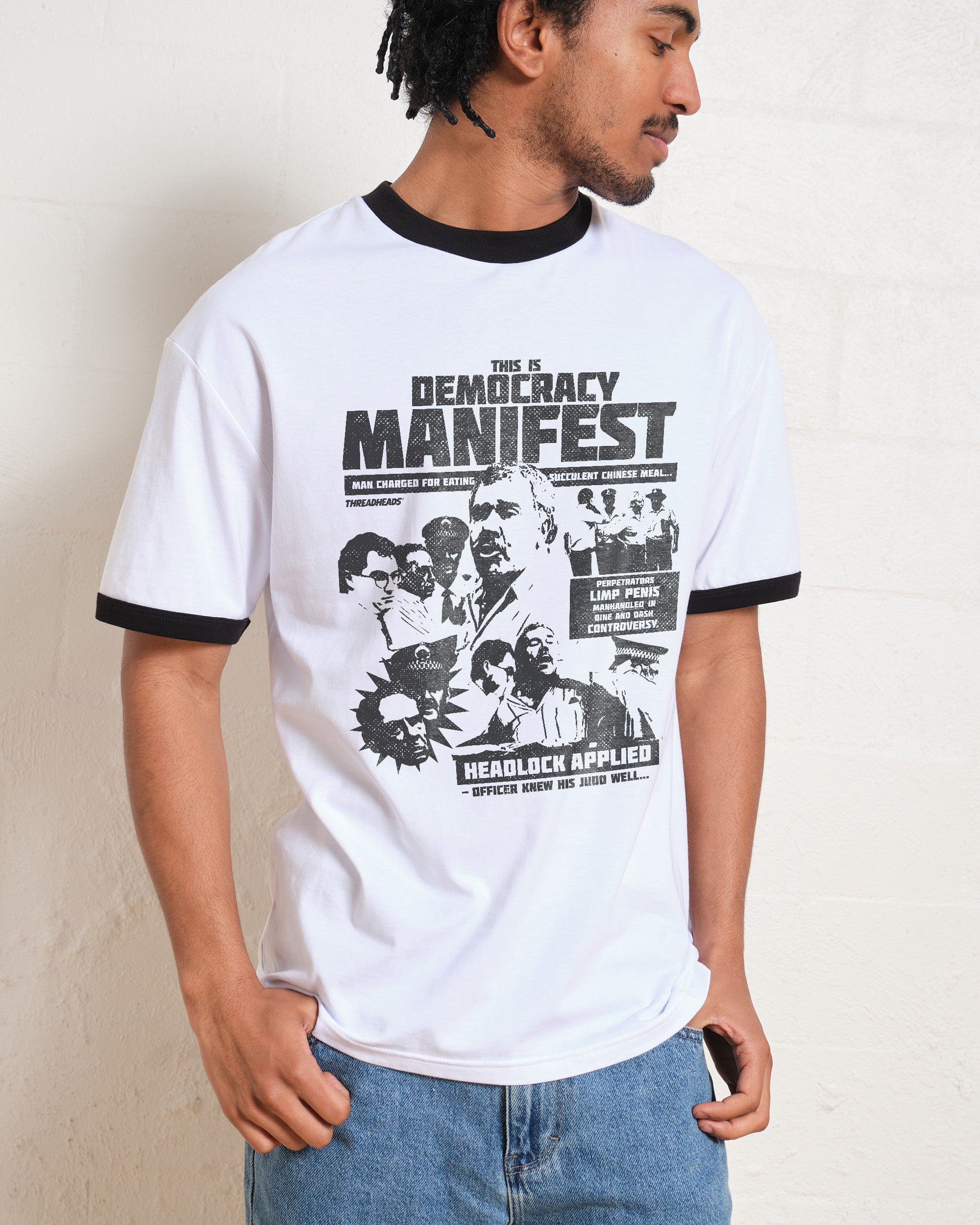 Democracy Manifest: Tabloid Edition T-Shirt Australia Online