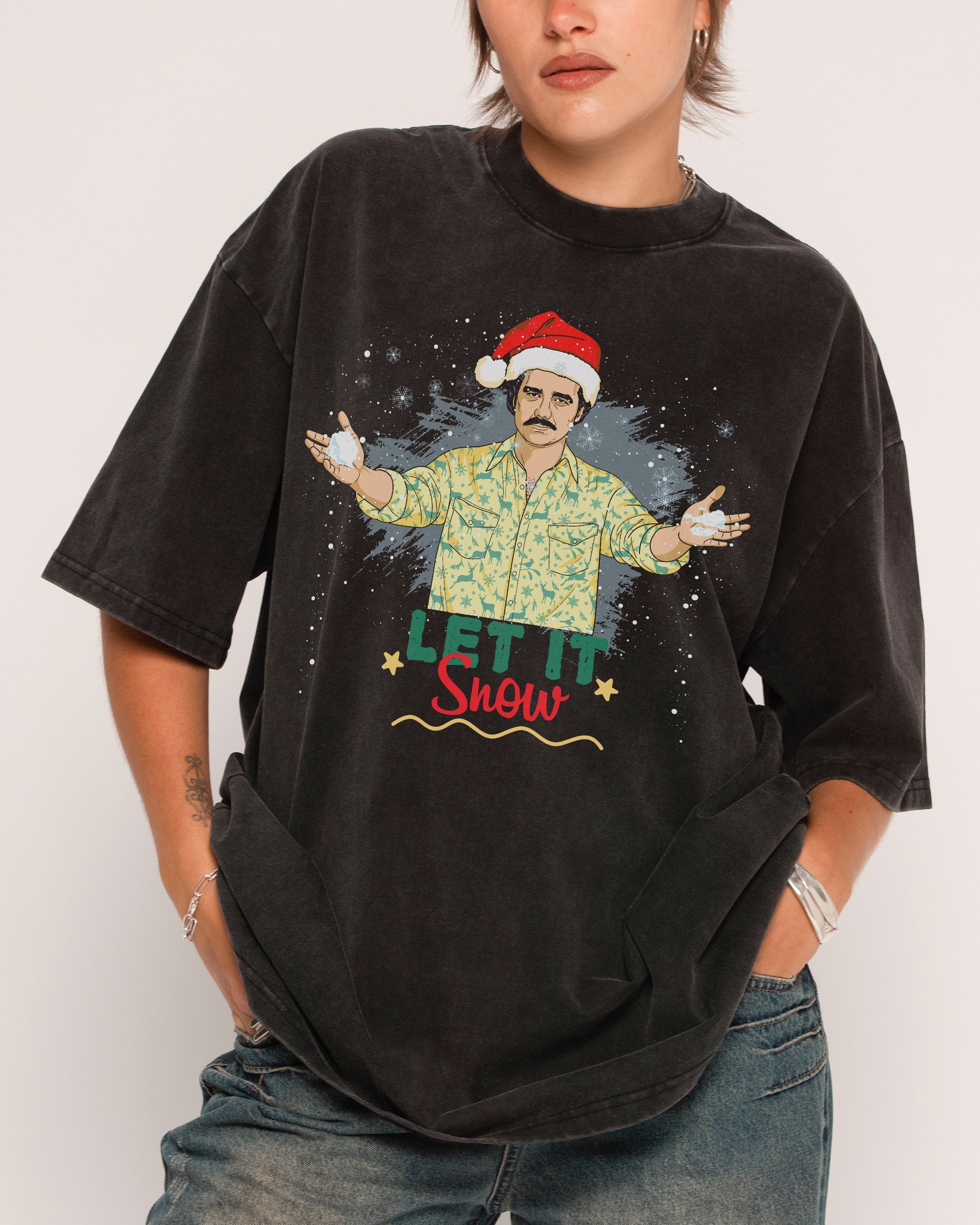 Let it Snow Oversized Tee