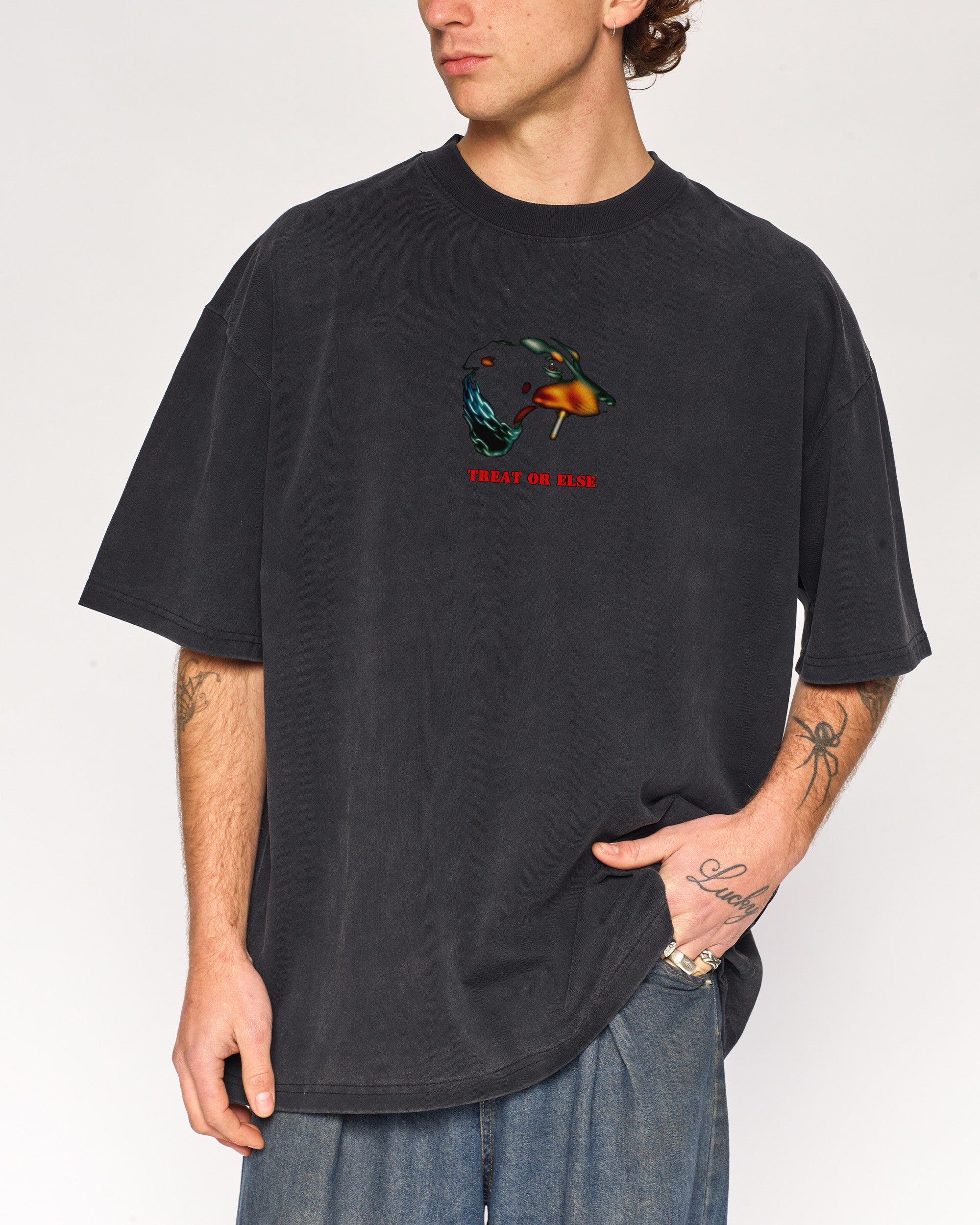 Treat or Else Wash Tee Australia Threadheads Online