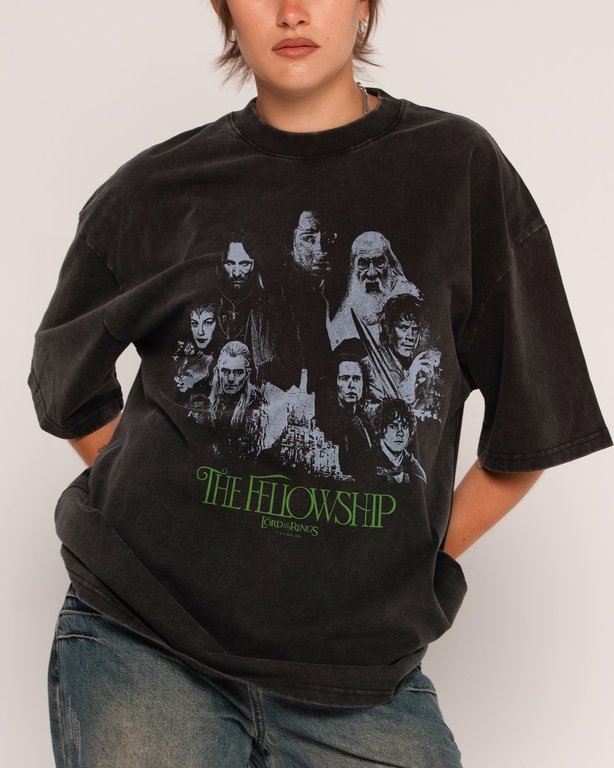The Fellowship of the Ring Wash Tee Australia Threadheads Online