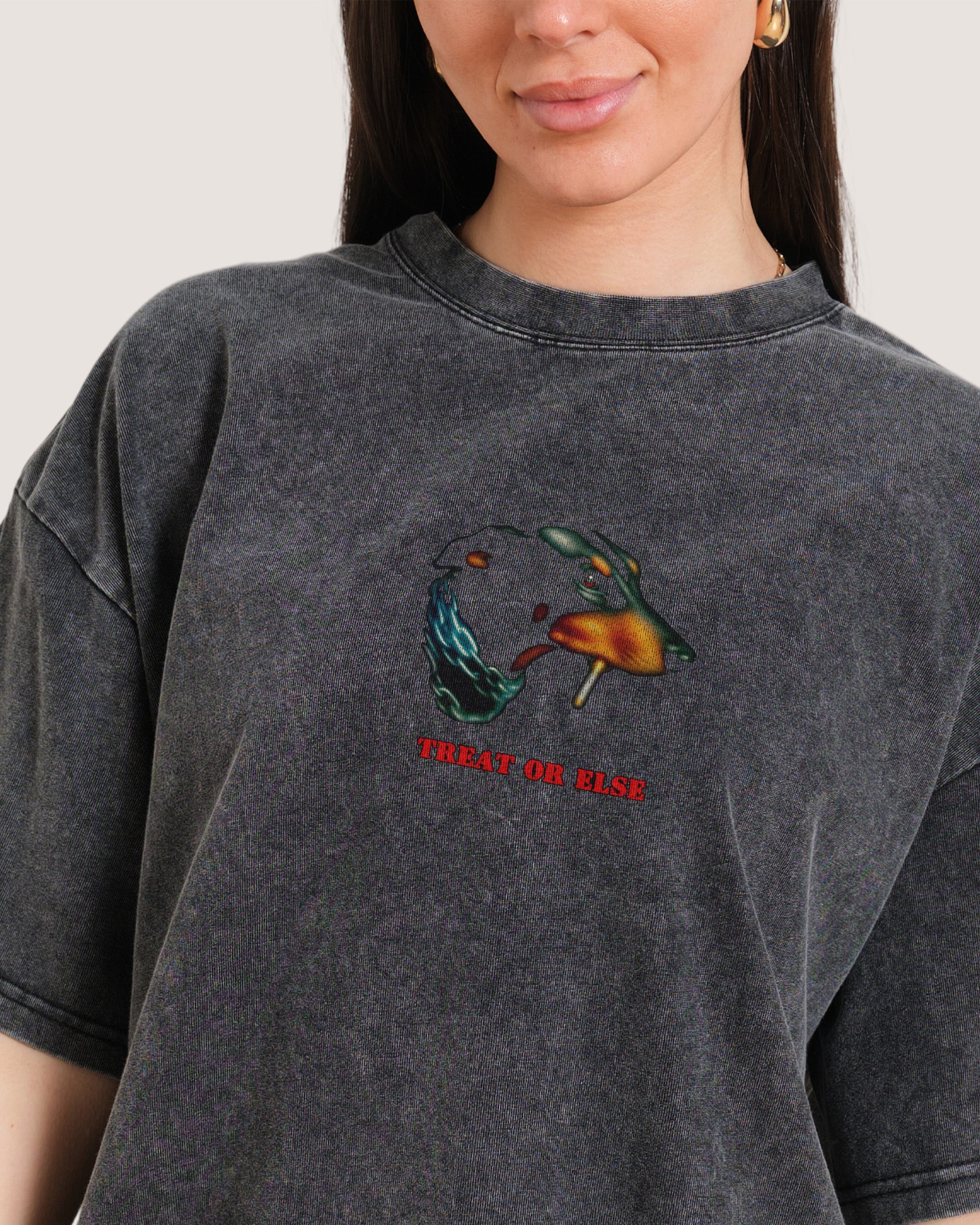 Treat or Else Wash Tee Australia Threadheads Online