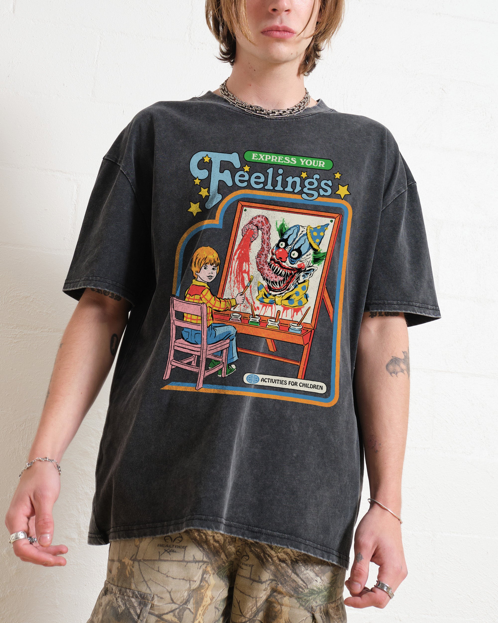 Express Your Feelings Wash Tee Australia Online