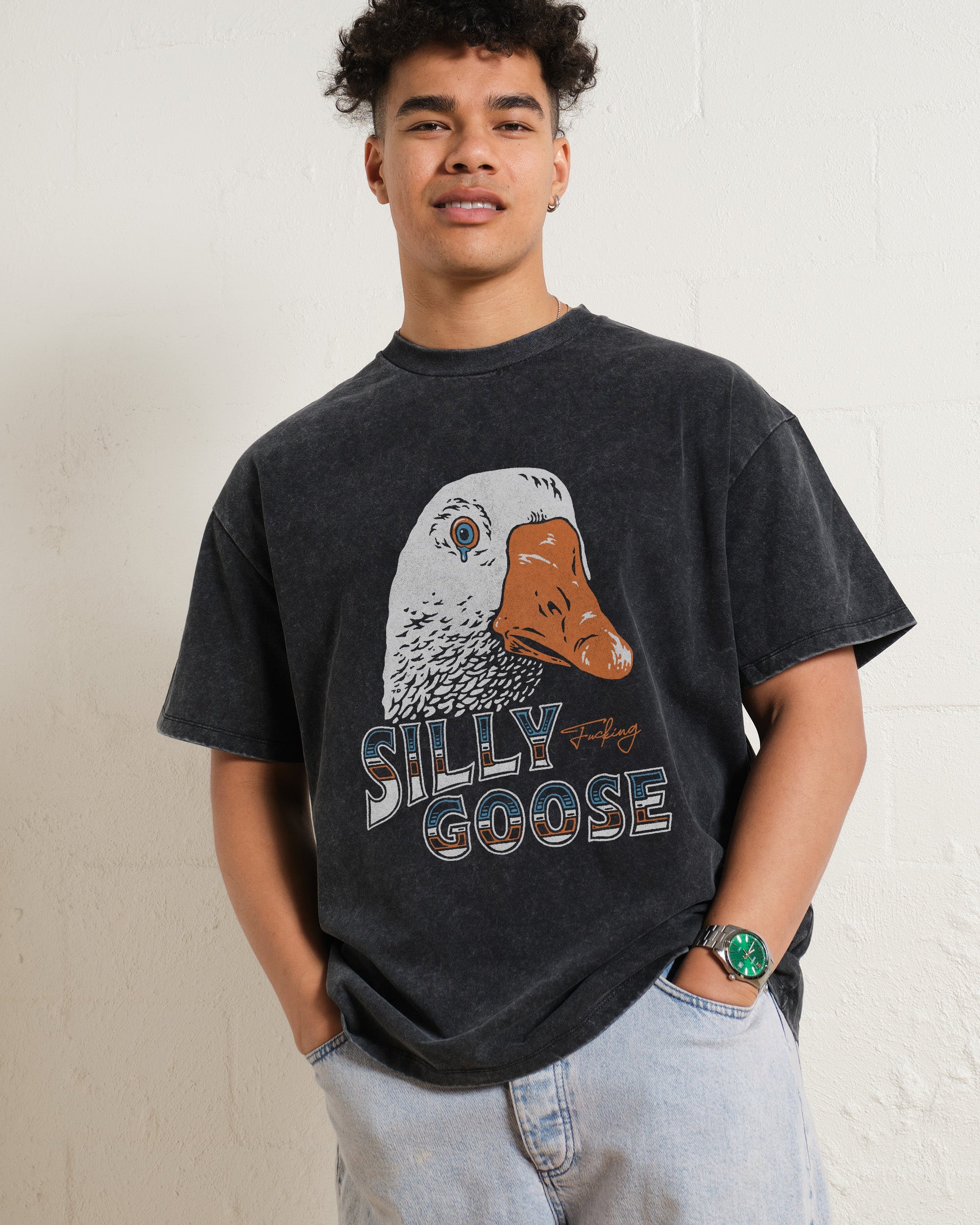 Silly Fkn Goose Wash Tee Online Australia