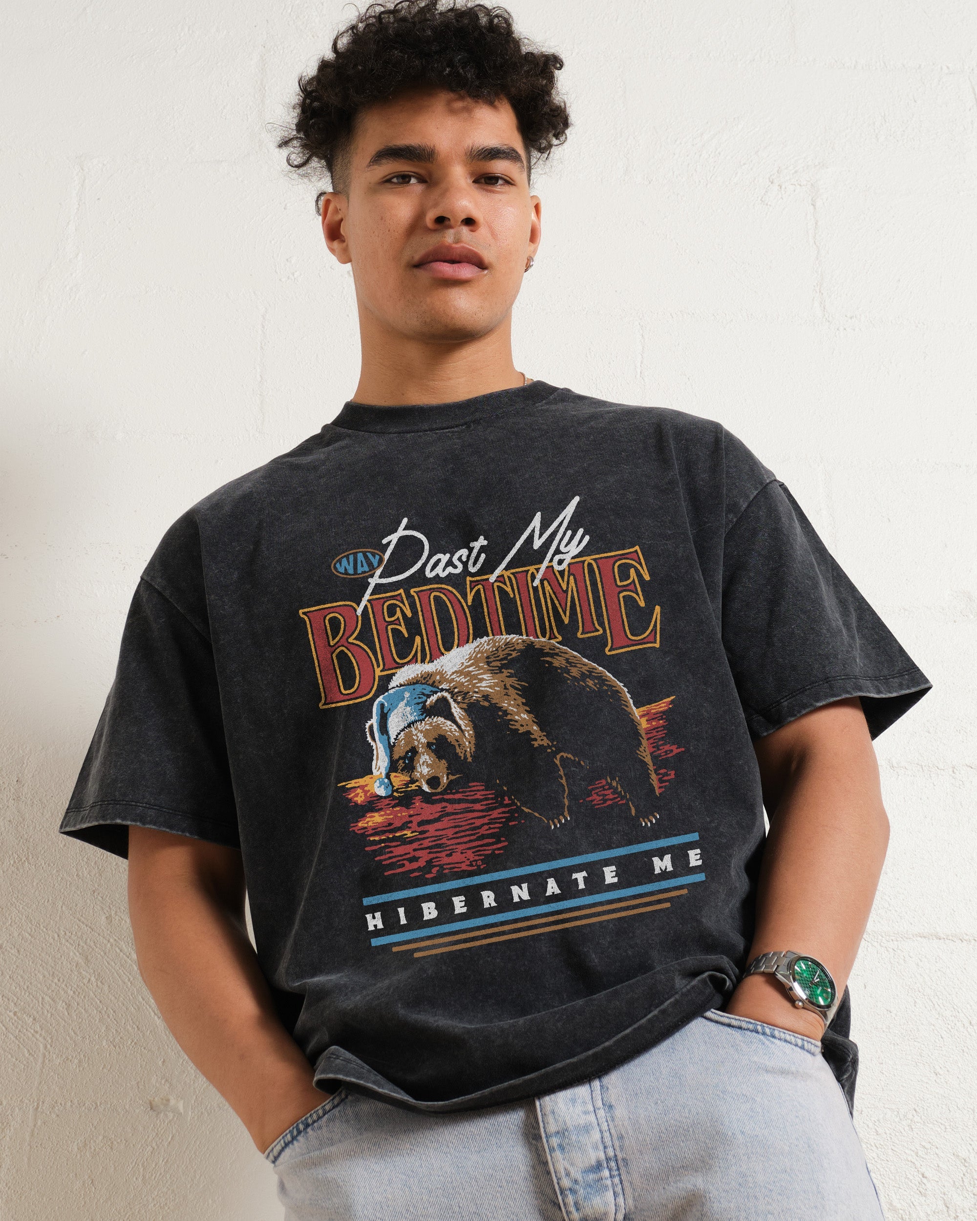 Way Past My Bedtime Wash Tee Online Australia