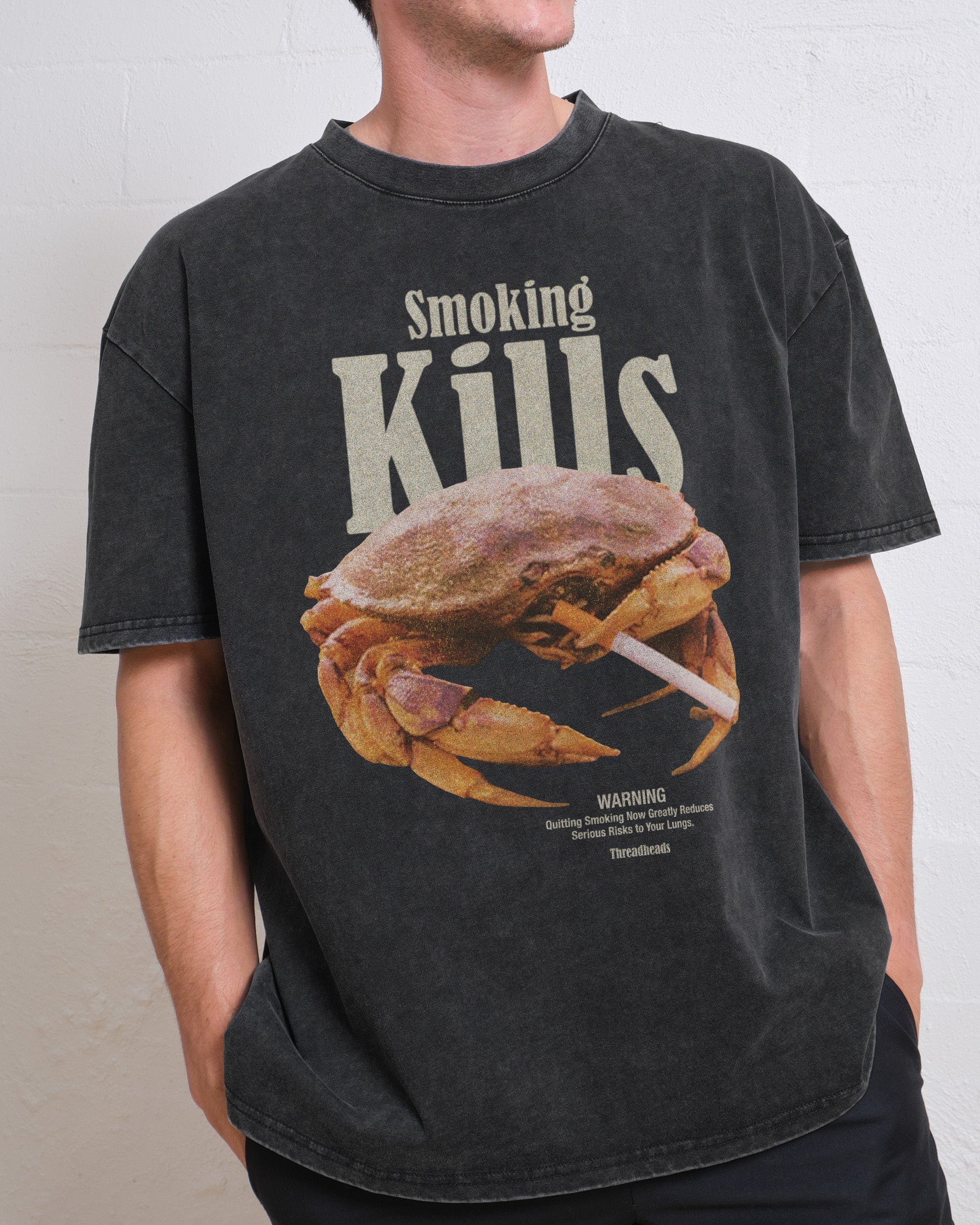 Smoking Kills Wash Tee Australia Online