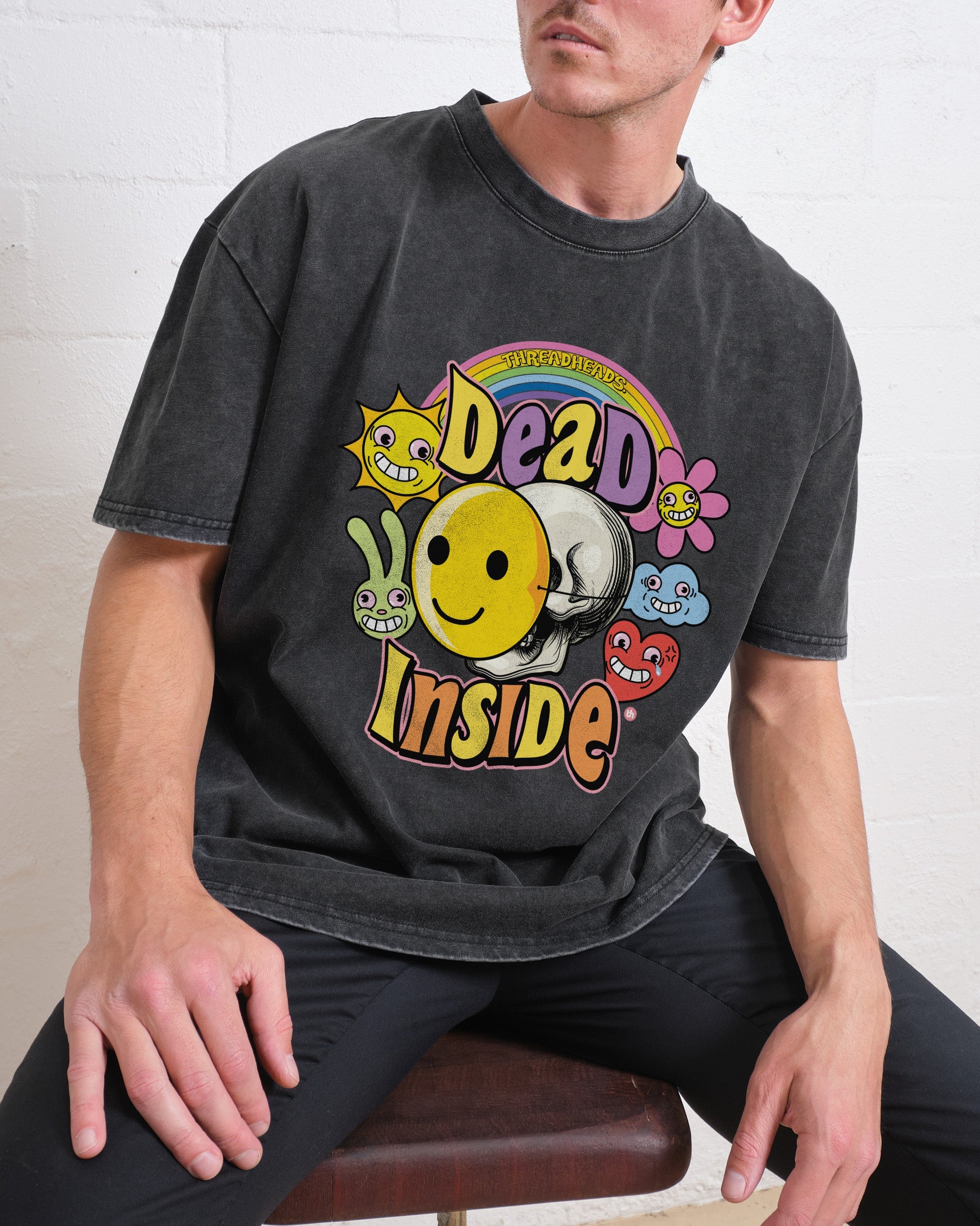 Dead Inside Wash Tee Australia Online