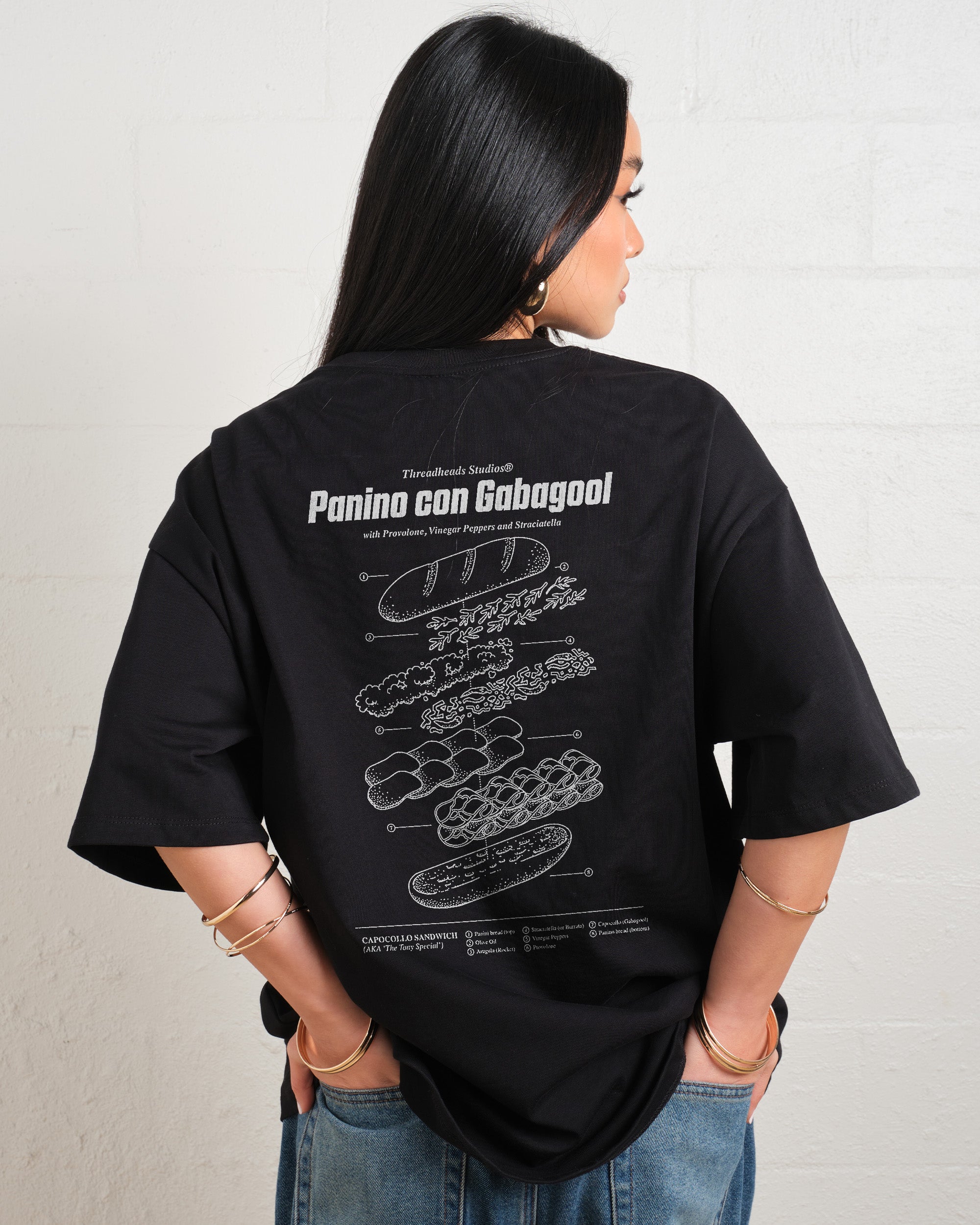 Panino Con Gabagool Oversized Tee Online Australia
