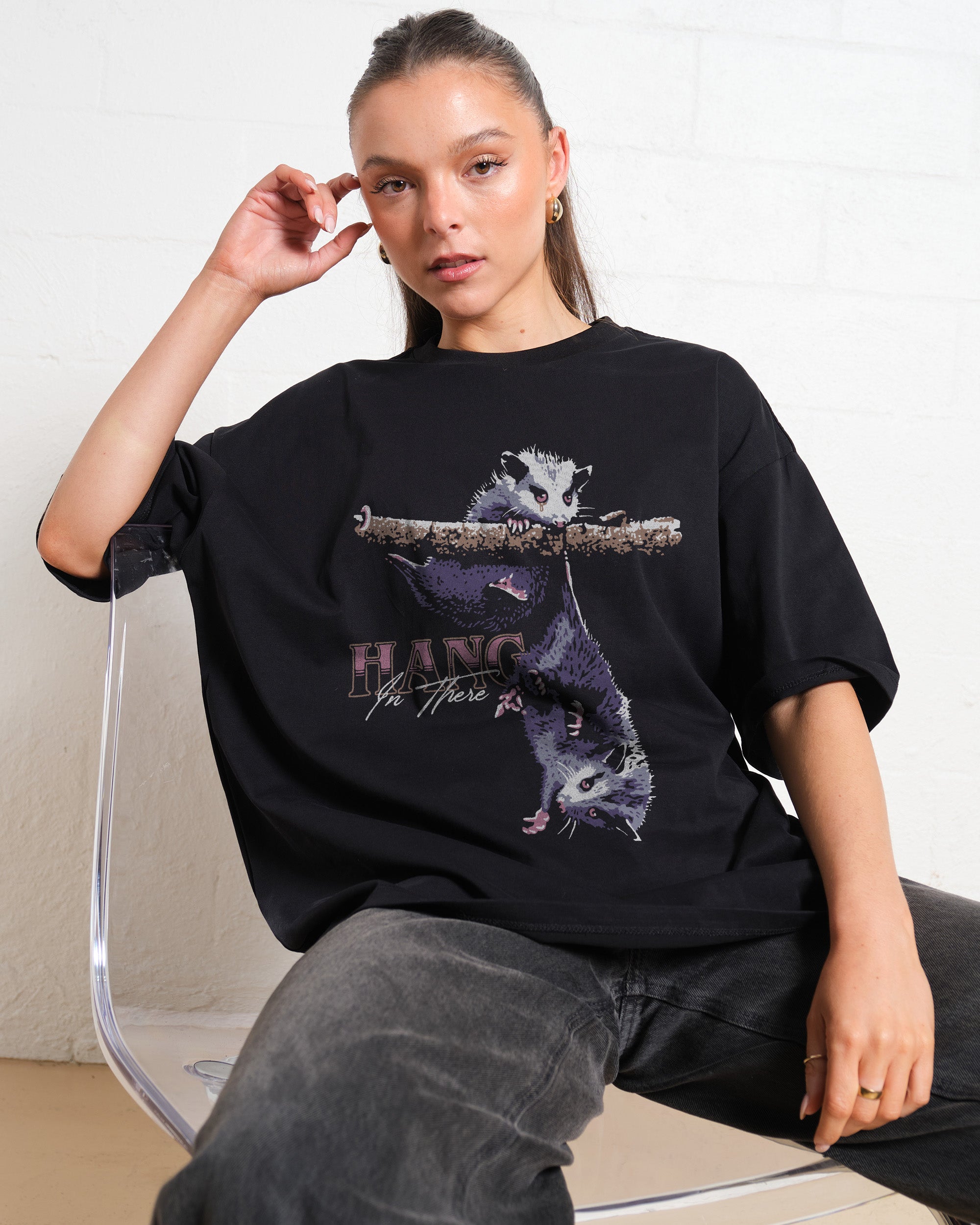 Hang in There Oversized Tee Online Australia