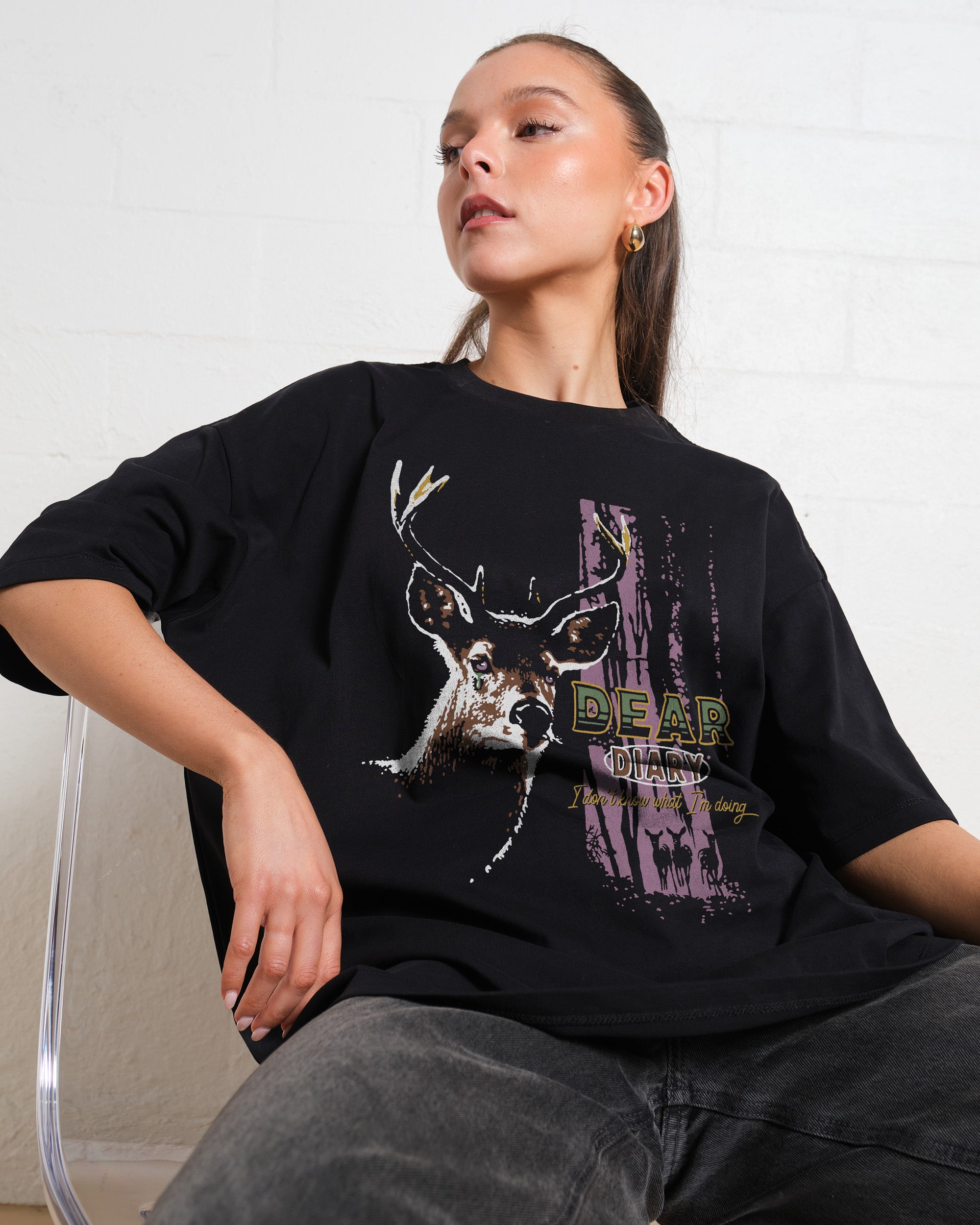 Dear Diary Oversized Tee Online Australia