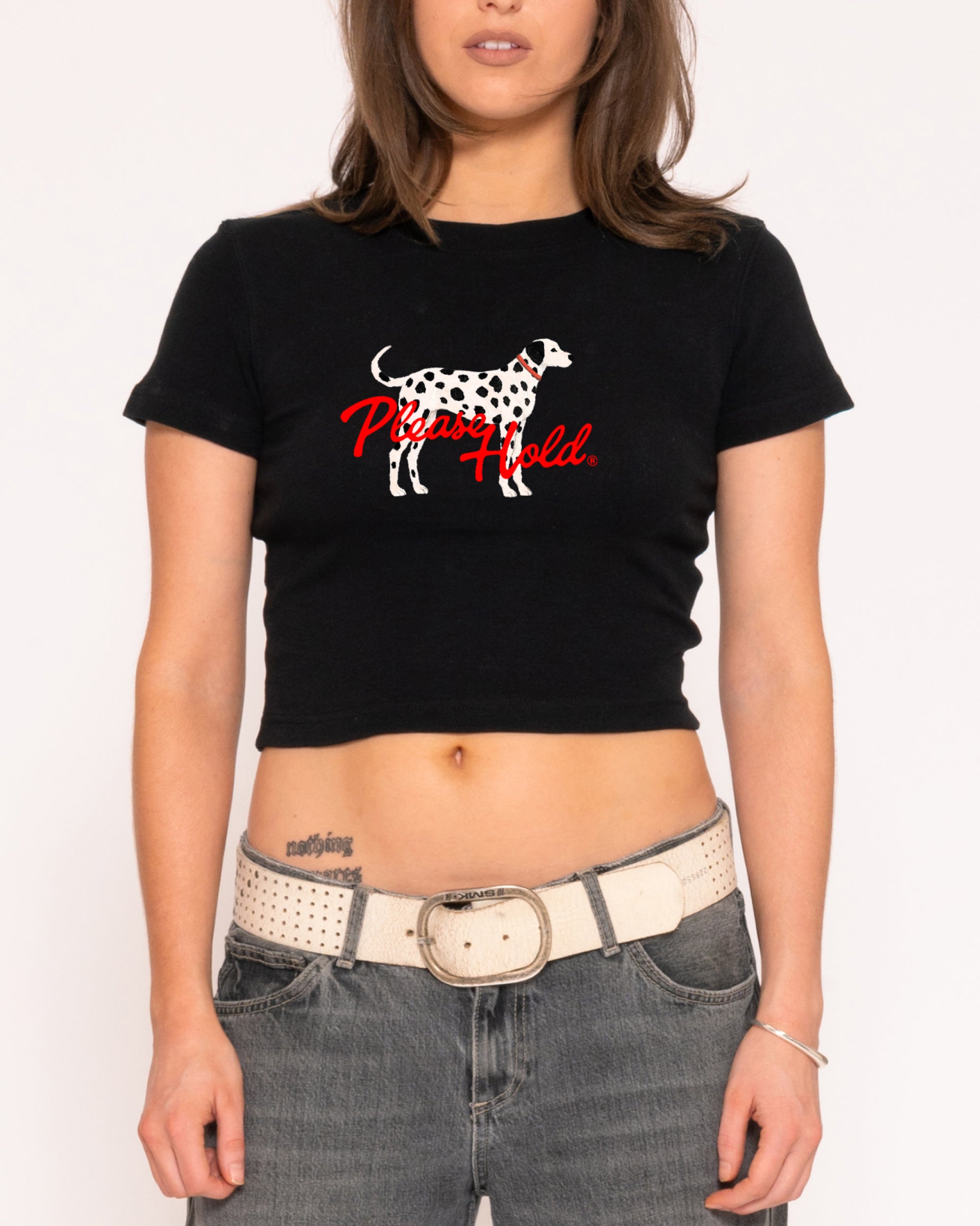 Dalmatian Black Baby Tee