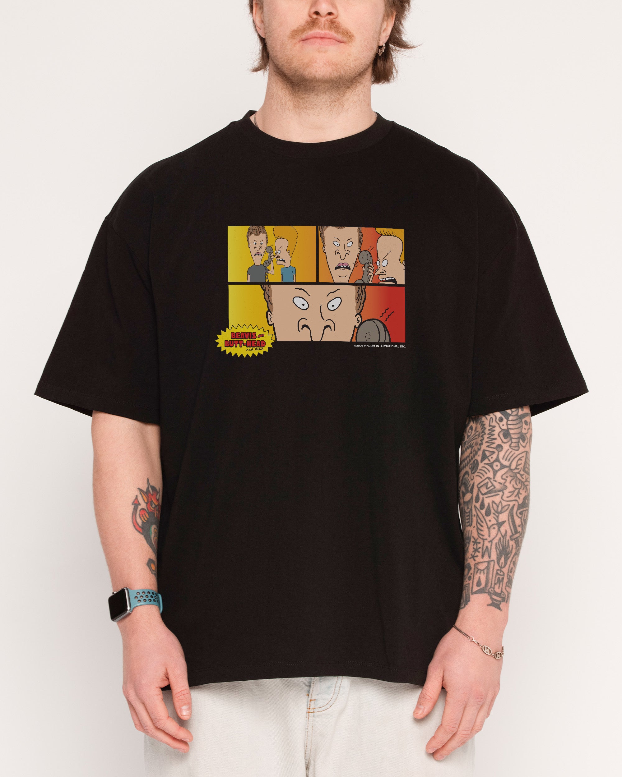 The Call Black Oversized Tee