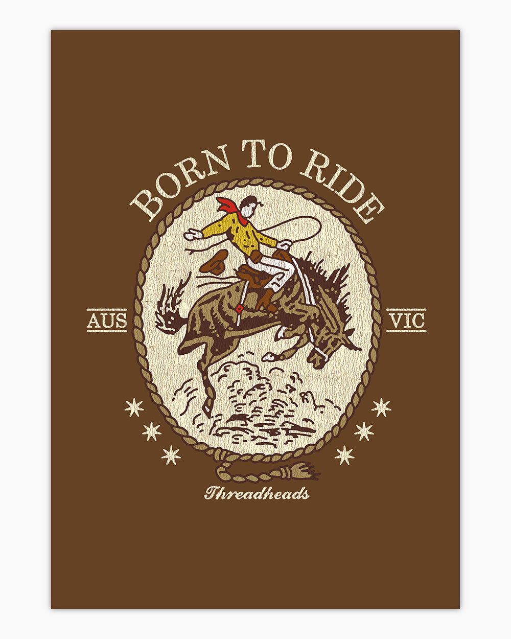 Born to Ride Art Print Online Australia