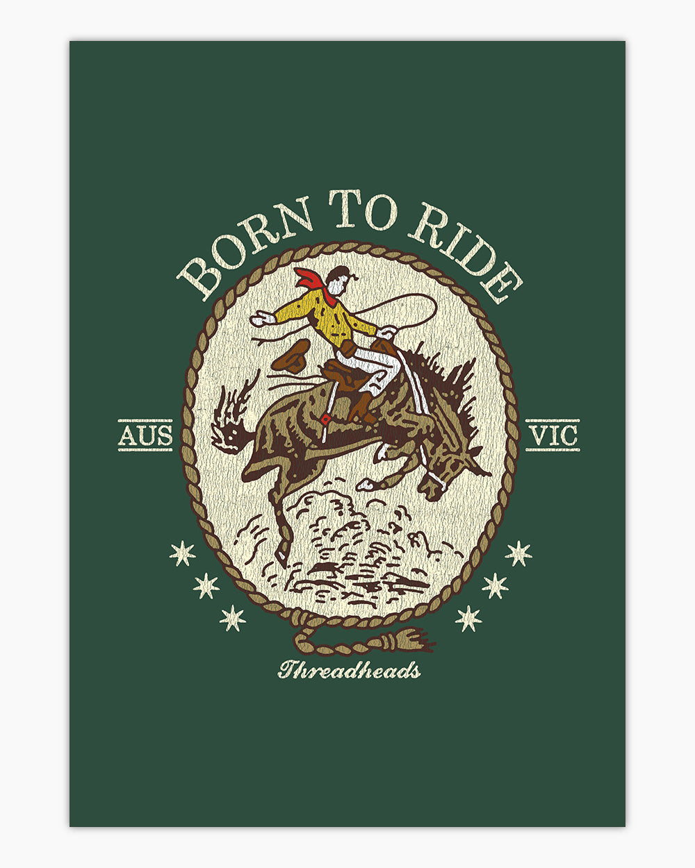 Born to Ride Art Print Online Australia
