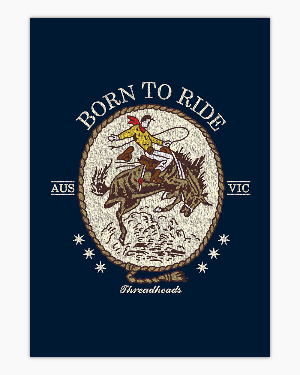 Born to Ride Art Print Online Australia