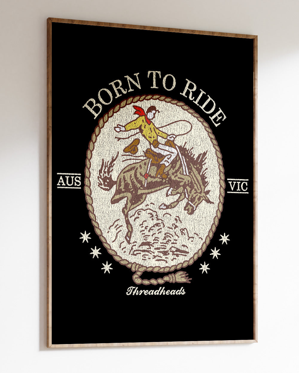 Born to Ride Art Print Online Australia