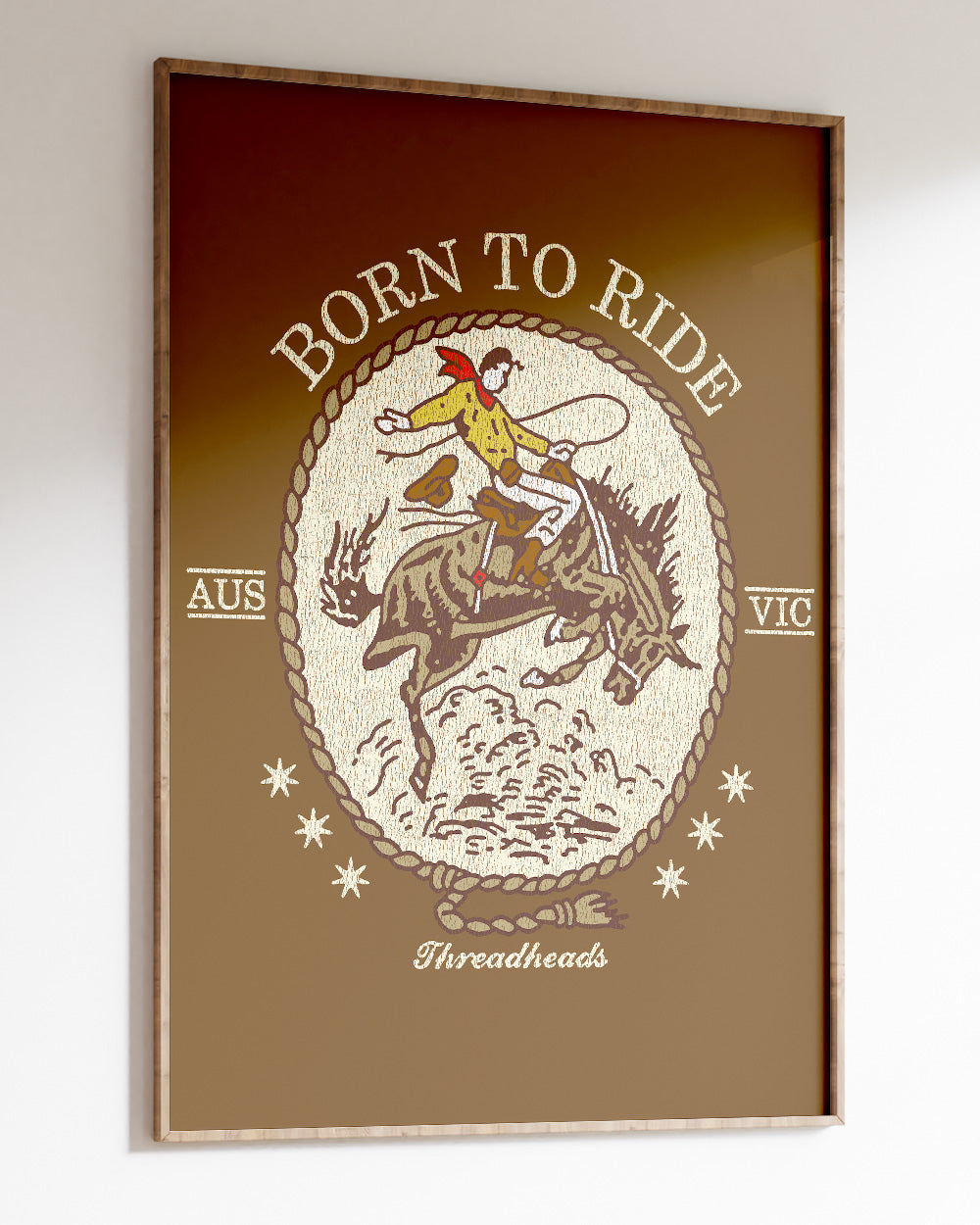 Born to Ride Art Print Online Australia