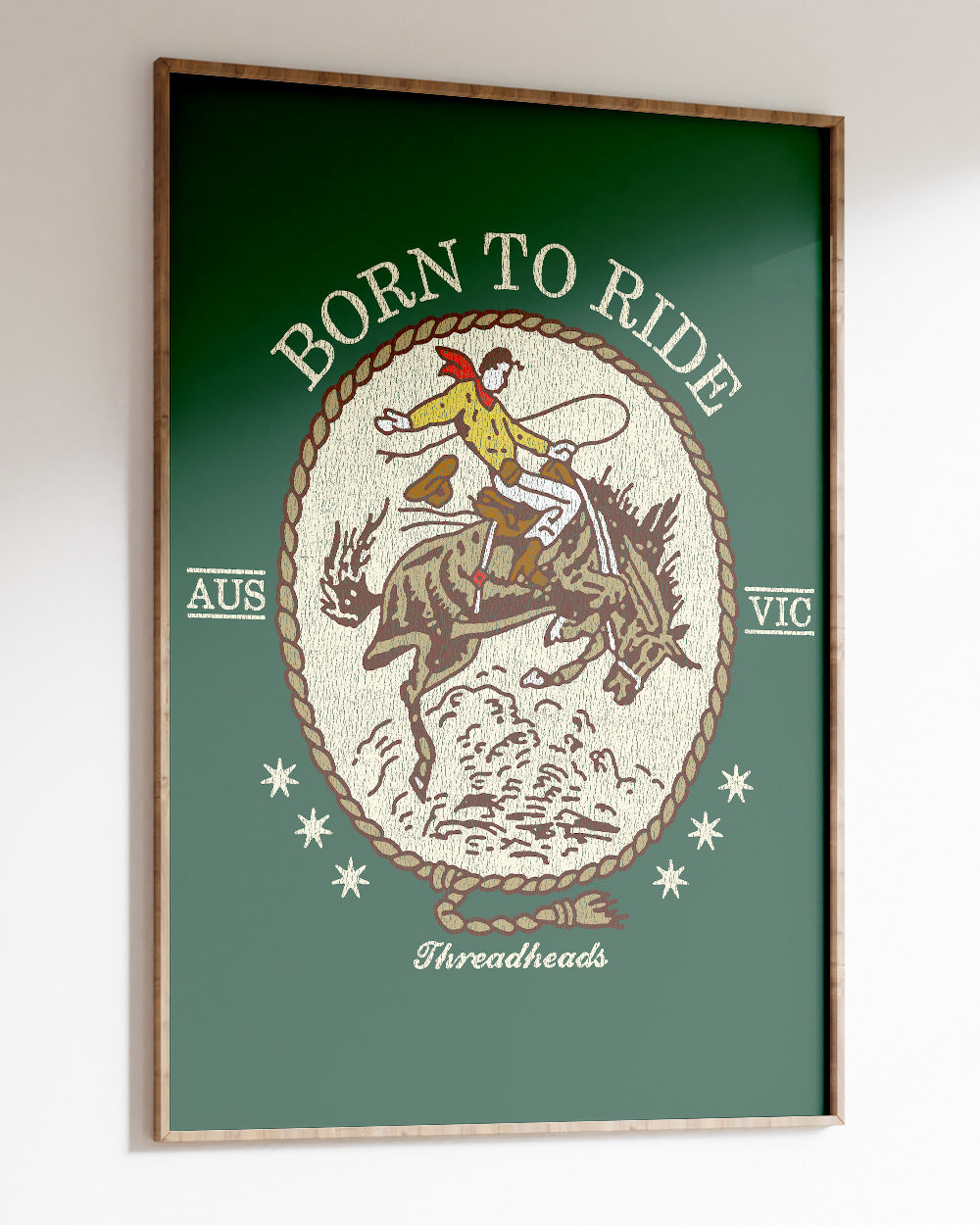 Born to Ride Art Print Online Australia