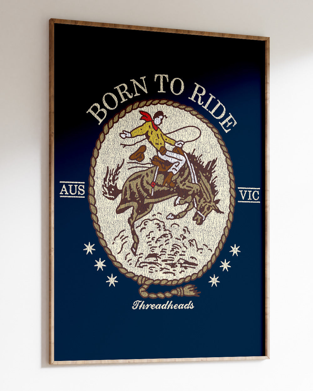 Born to Ride Art Print Online Australia