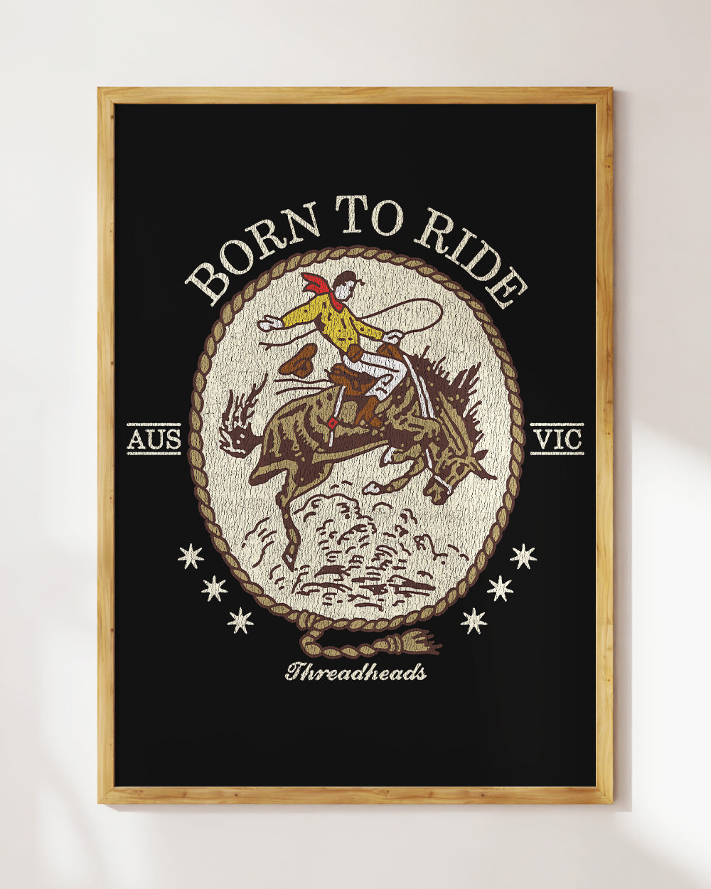 Born to Ride Art Print Online Australia