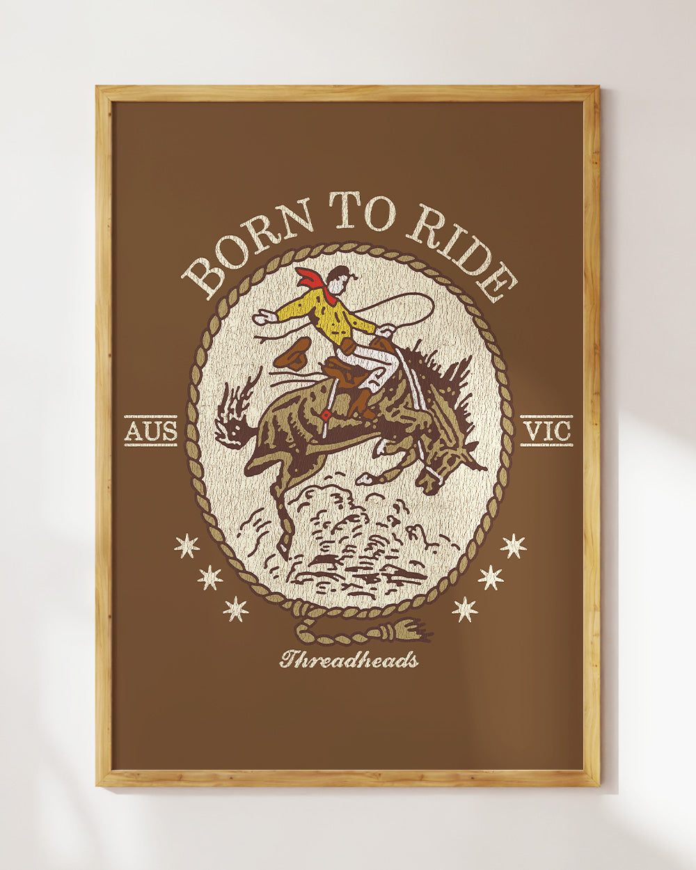 Born to Ride Art Print Online Australia