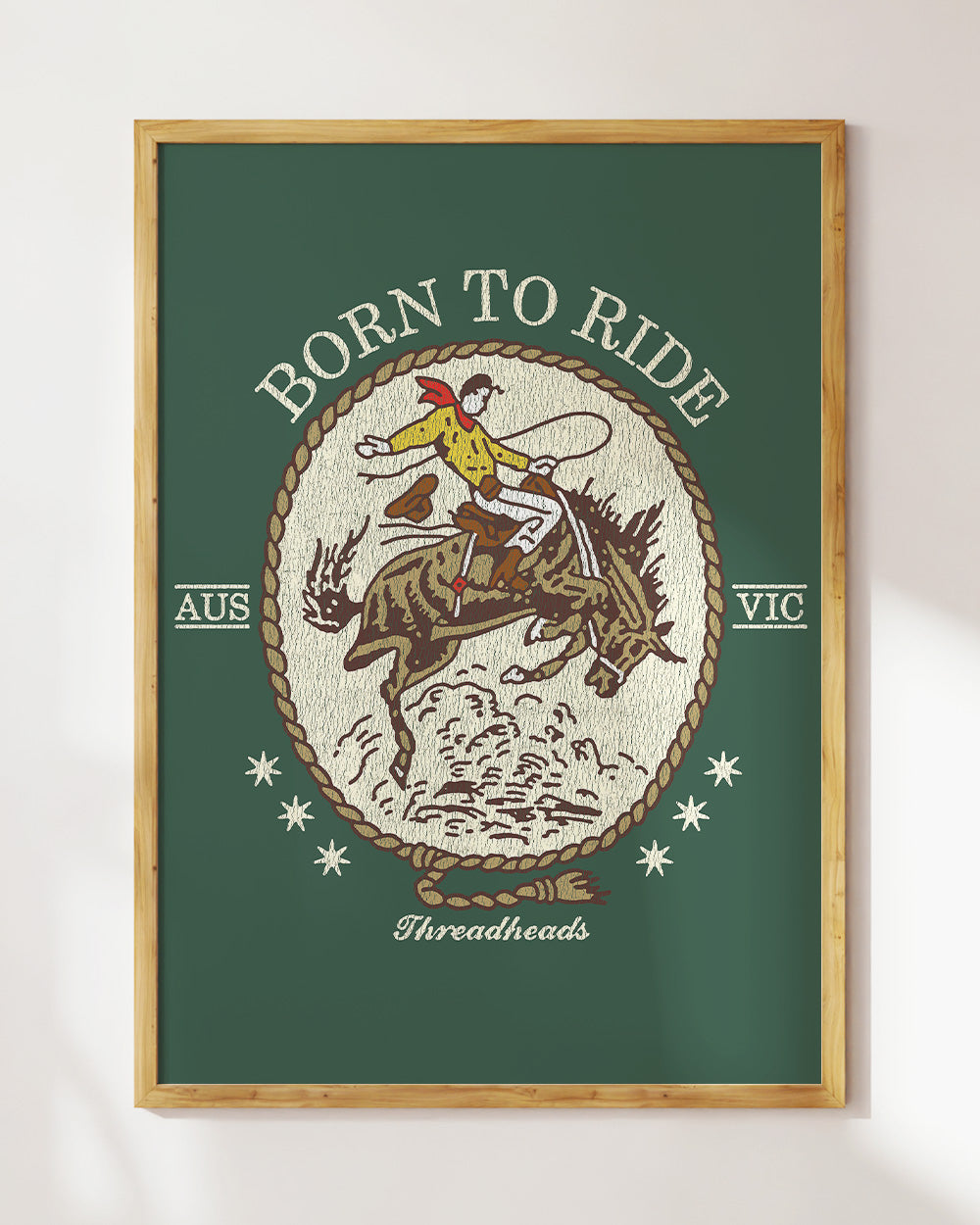 Born to Ride Art Print Online Australia