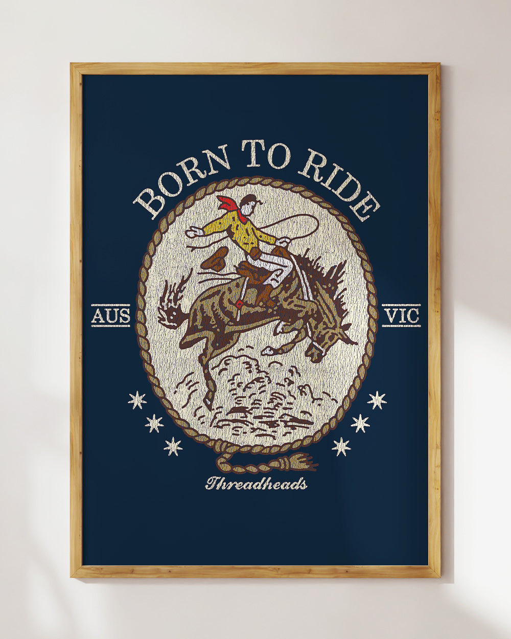 Born to Ride Art Print Online Australia