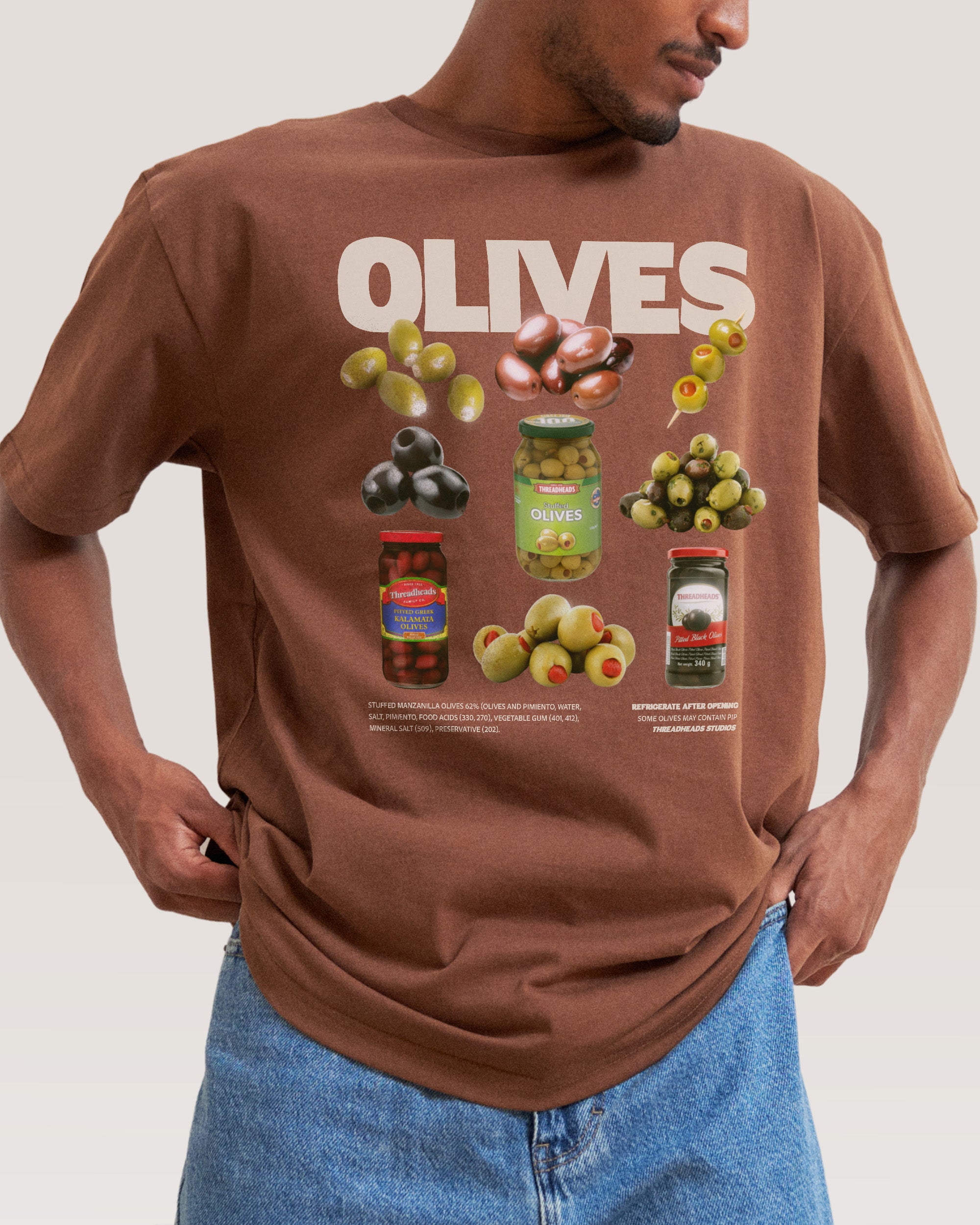 Olives Brown T-Shirt