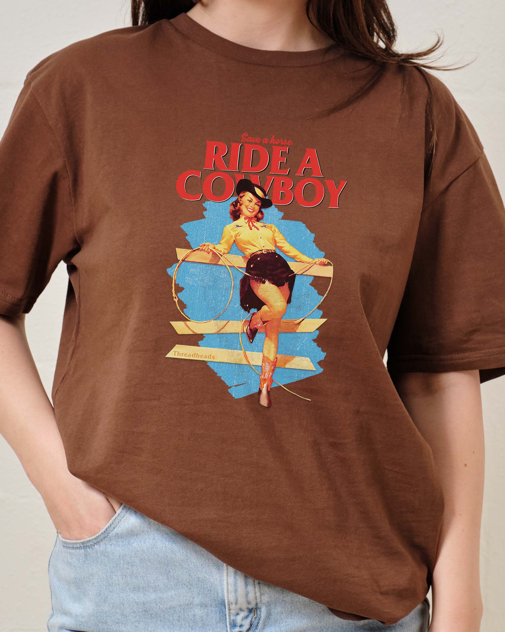 Save a Horse, Ride a Cowboy T-Shirt Australia Online