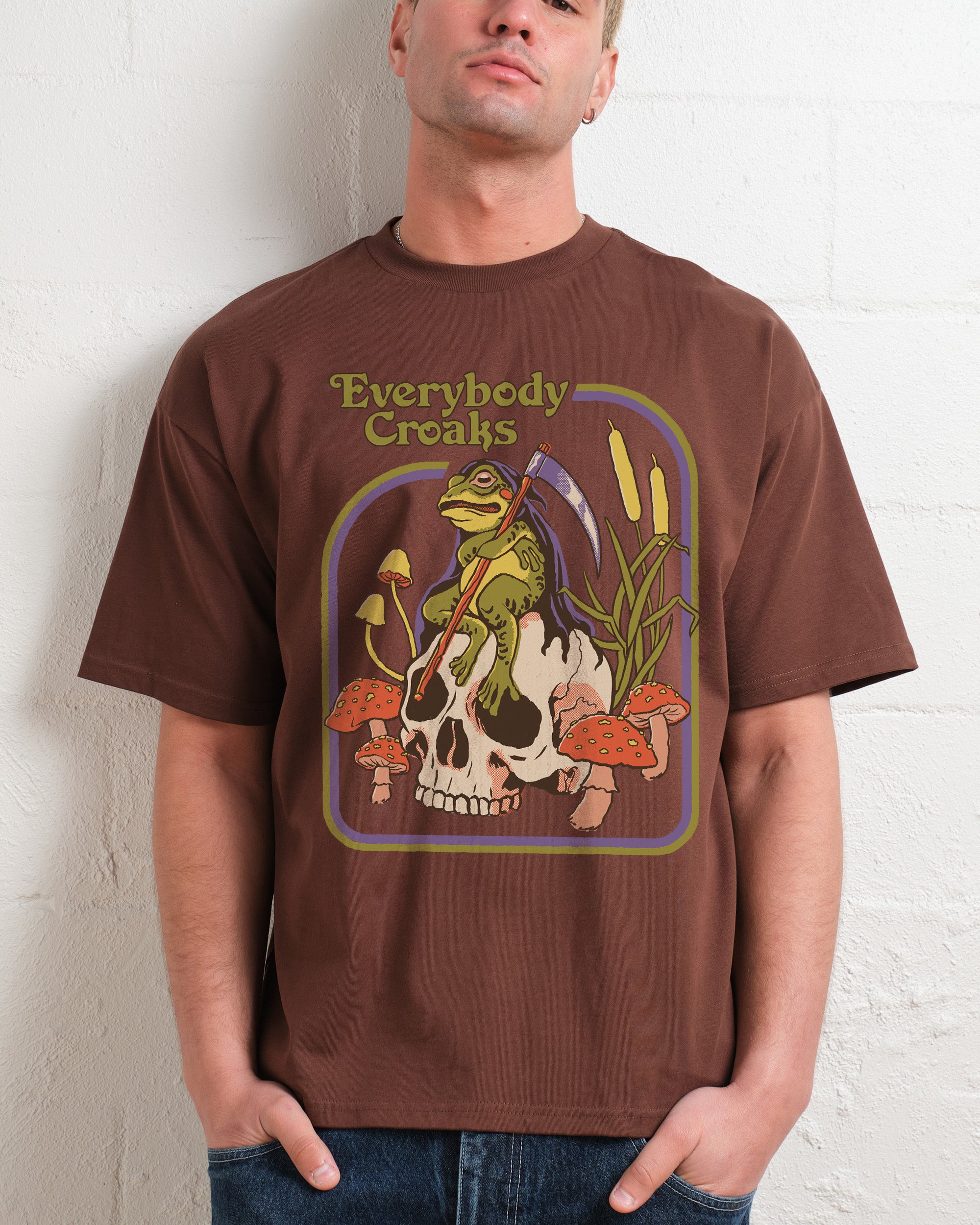 Everybody Croaks Oversized Tee