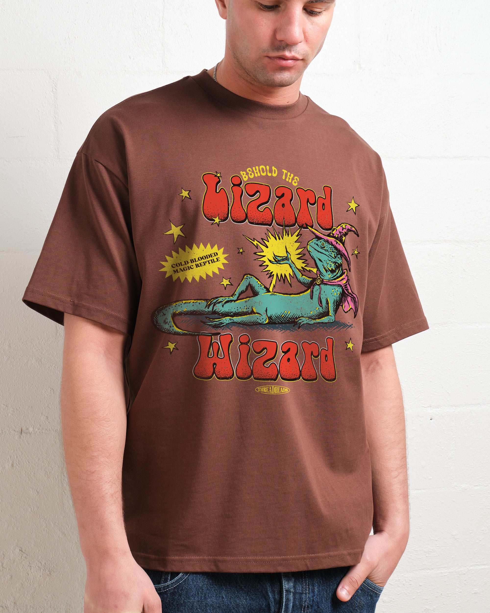 Lizard Wizard Oversized Tee Australia Online Threadheads