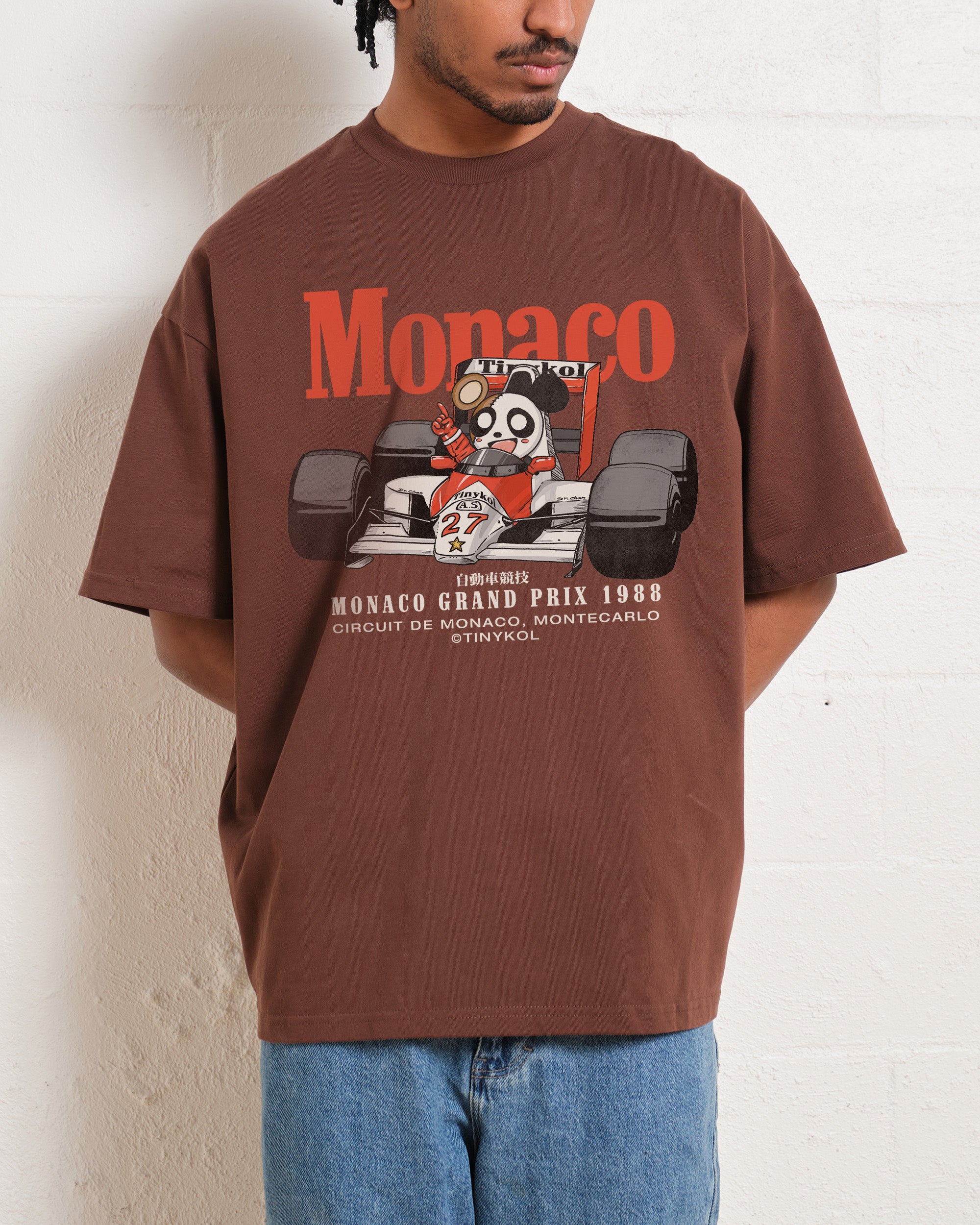 Monaco Racing Oversized Tee Vintage Heavy Oversized Tee Australia