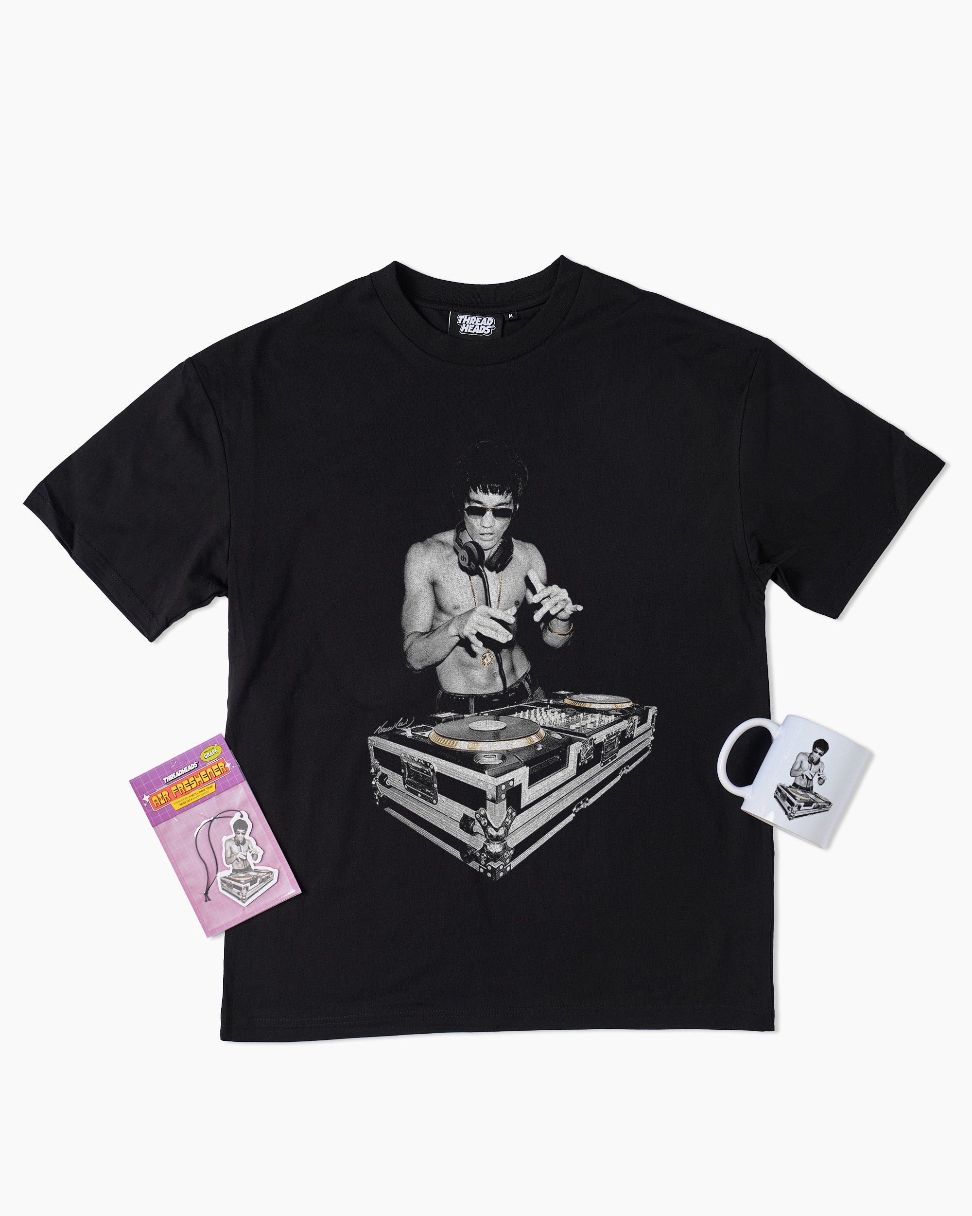 Bruce Lee Bundle | T-Shirt, Mug & Air Freshener Bundle