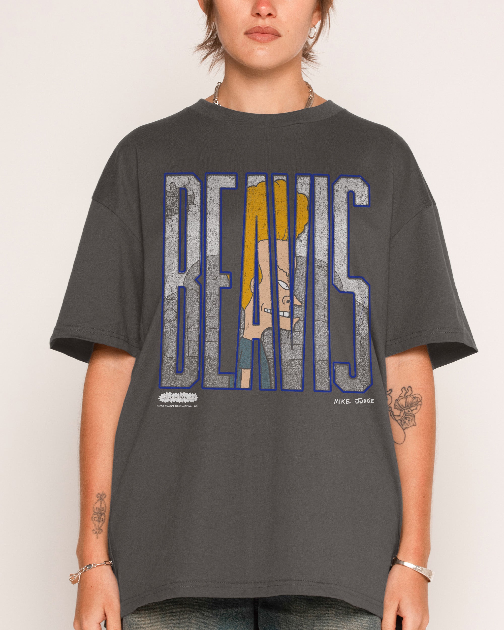 Beavis Charcoal T-Shirt