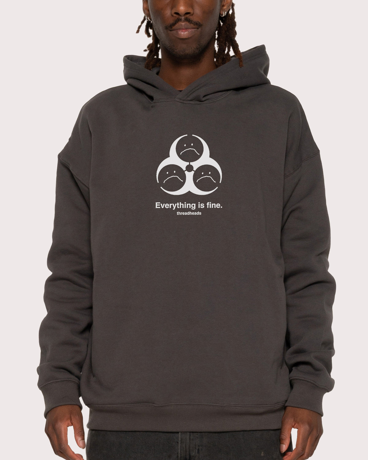 Everything Is Fine Biohazard Hoodie