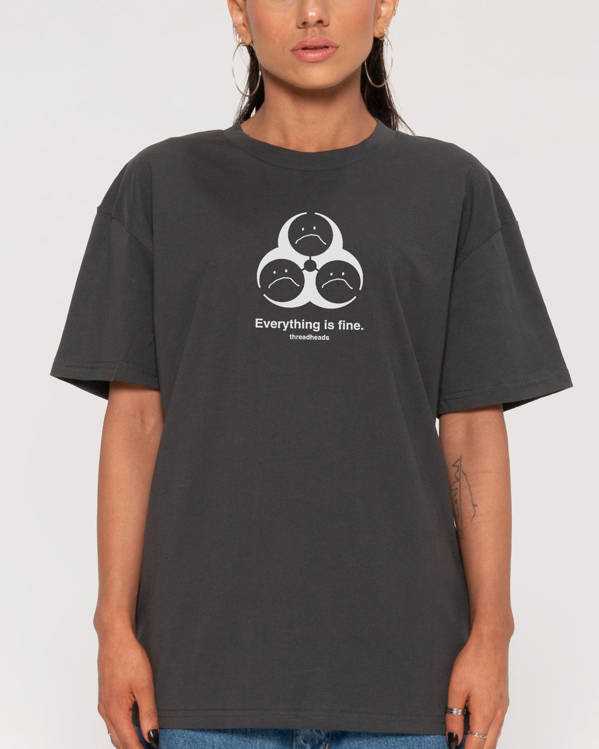 Everything Is Fine Biohazard T-Shirt