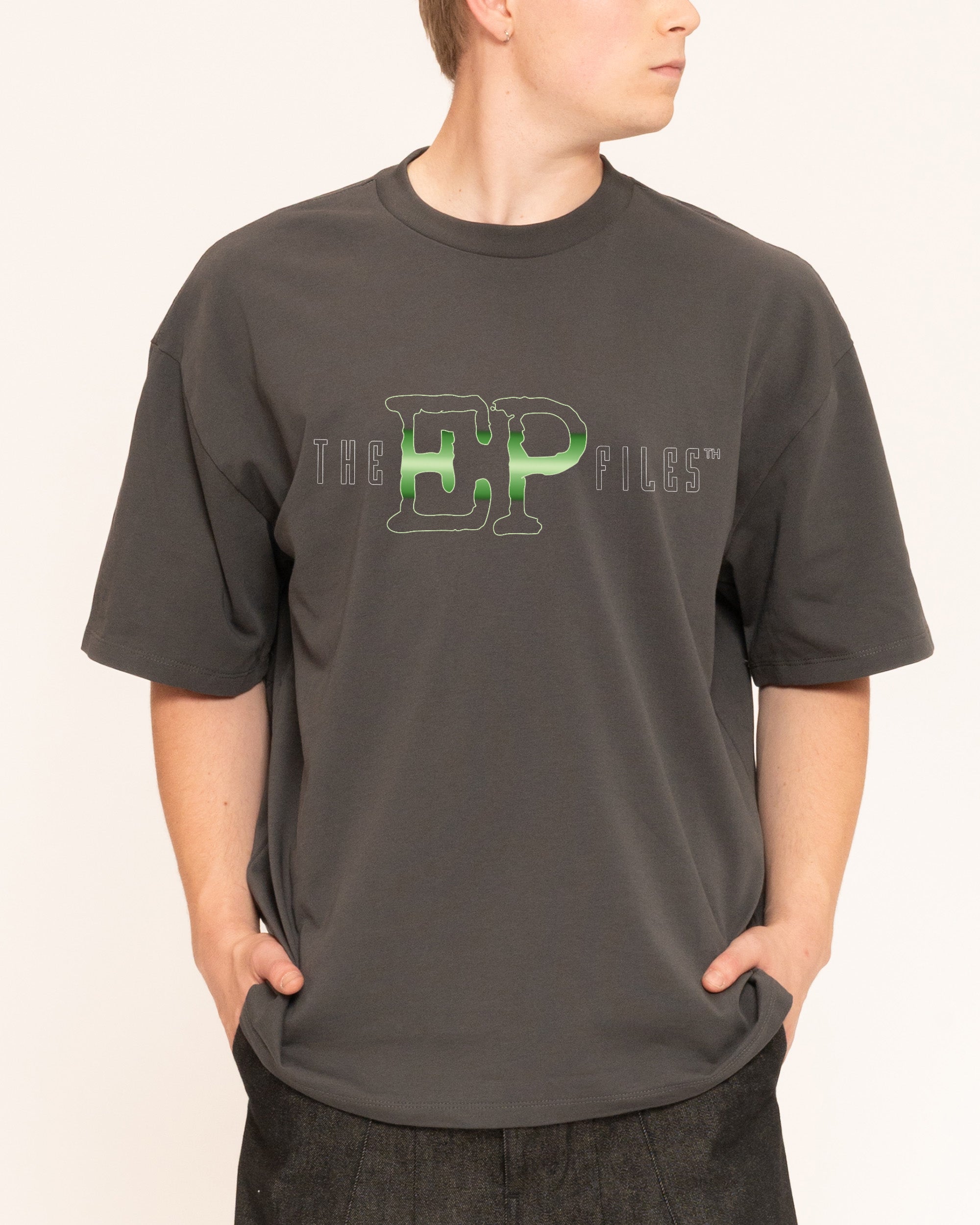 EP Files Charcoal Oversized Tee