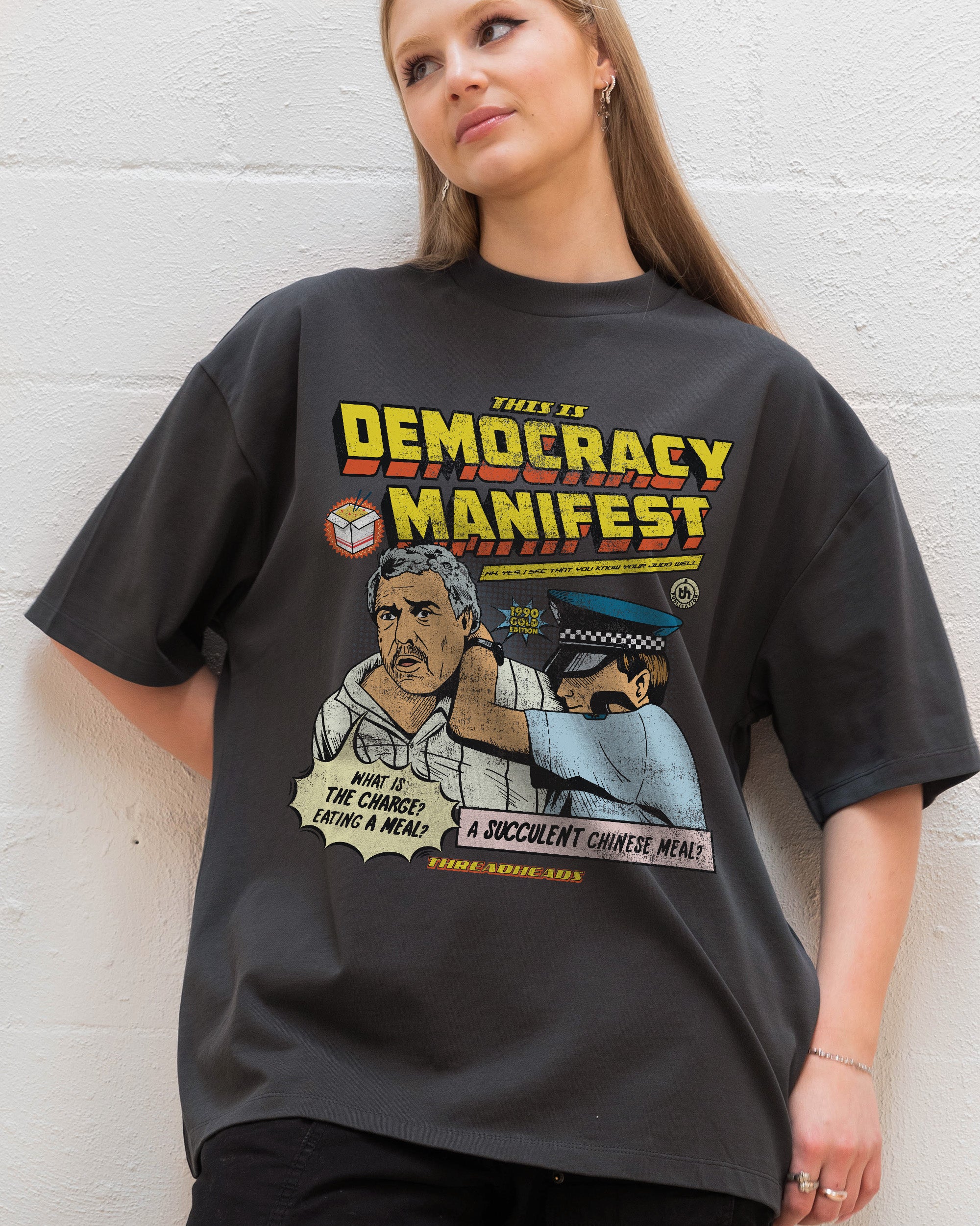 This is Democracy Manifest Oversized Tee Threadheads Australia Online