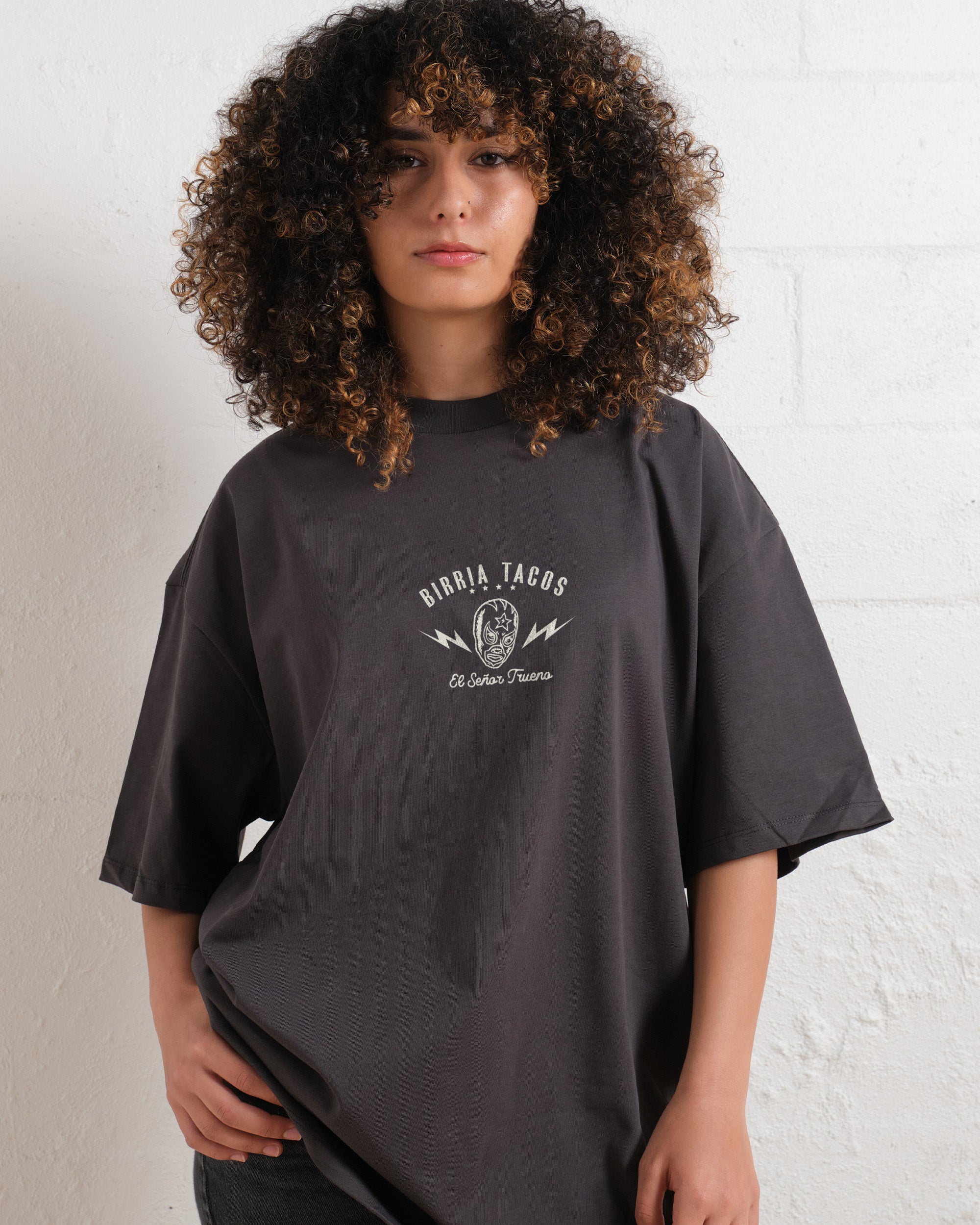 Birria Tacos El Senor Trueno Oversized Tee Online Australia
