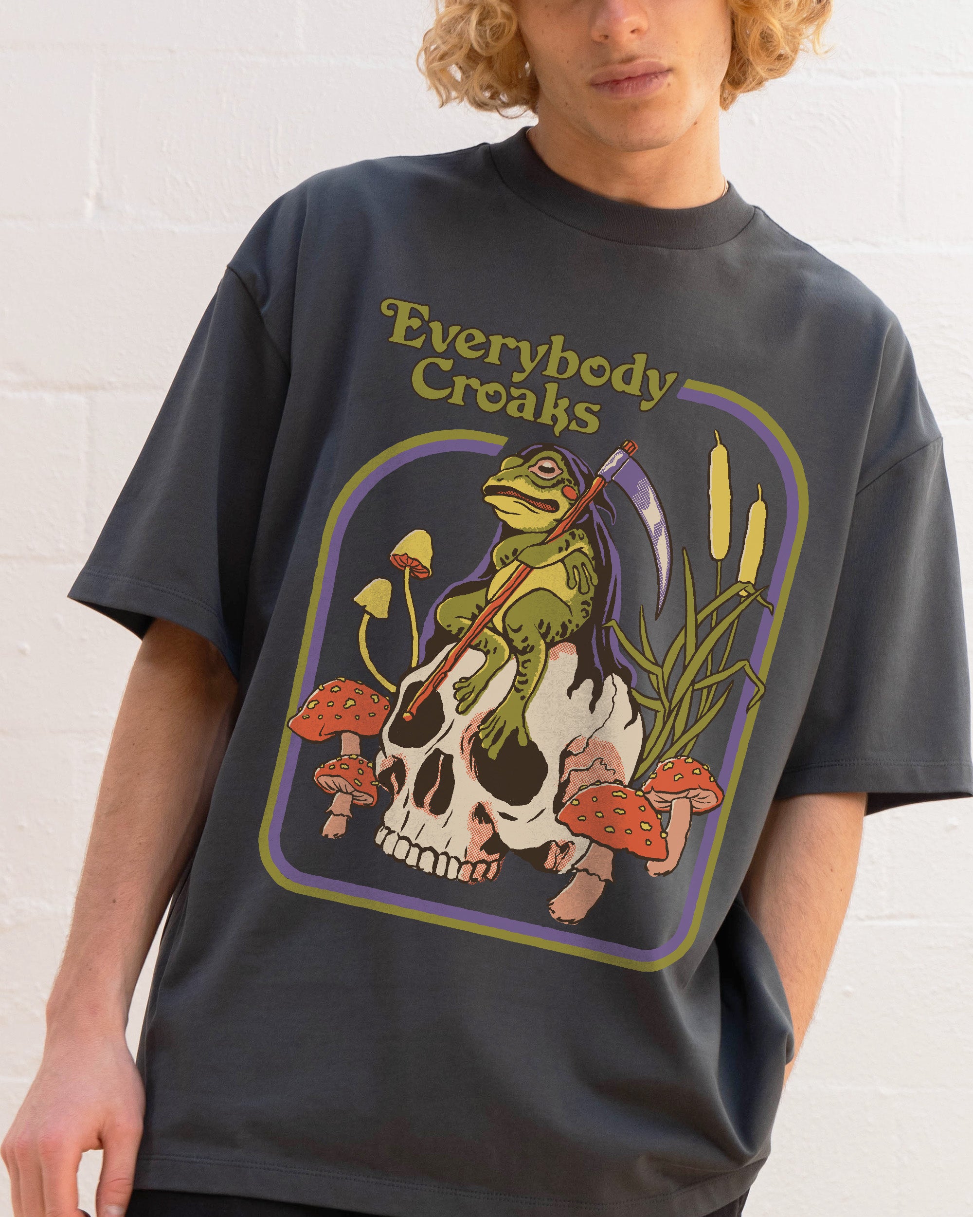 Everybody Croaks Oversized Tee