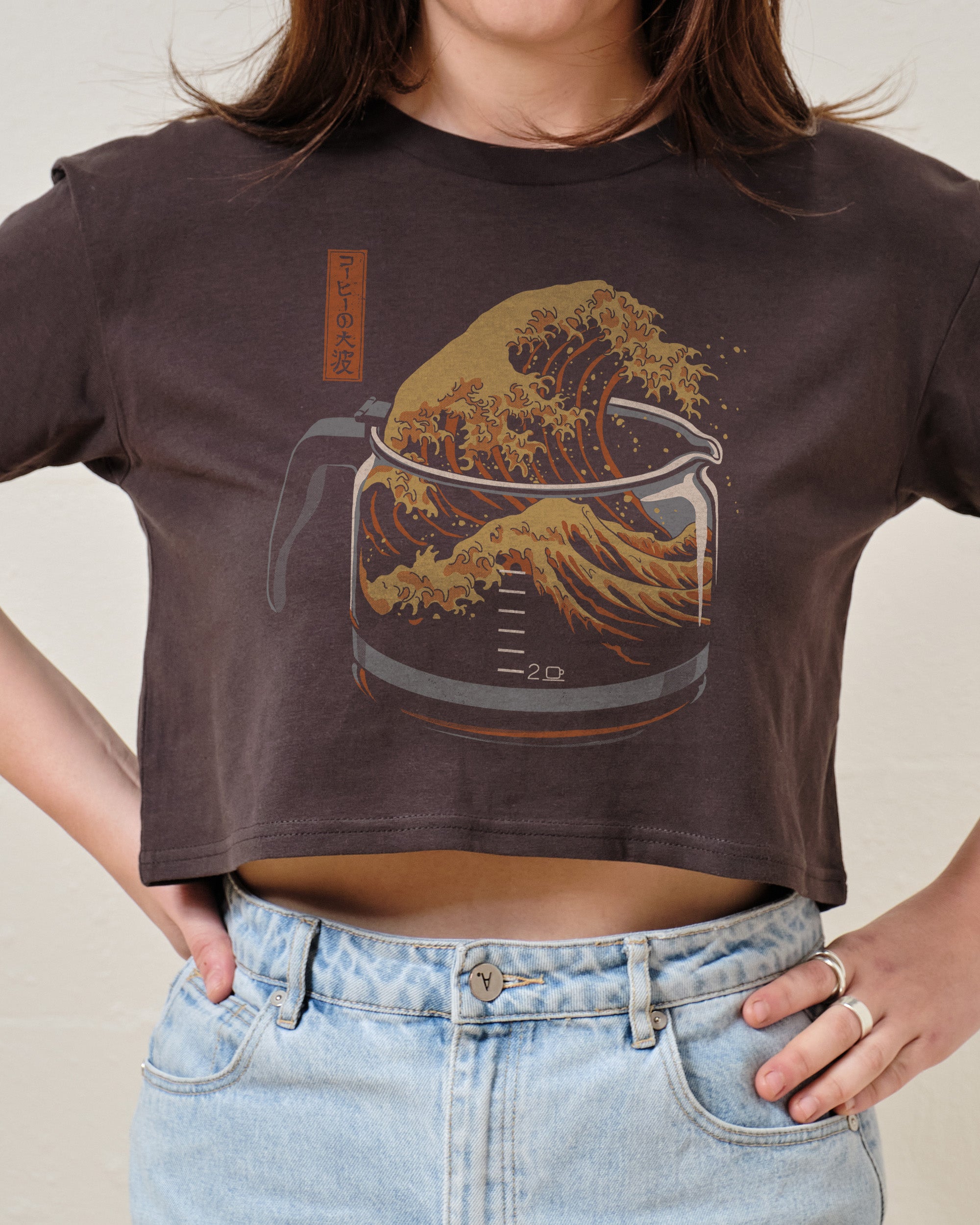 The Great Wave of Coffee Crop Tee Australia Online