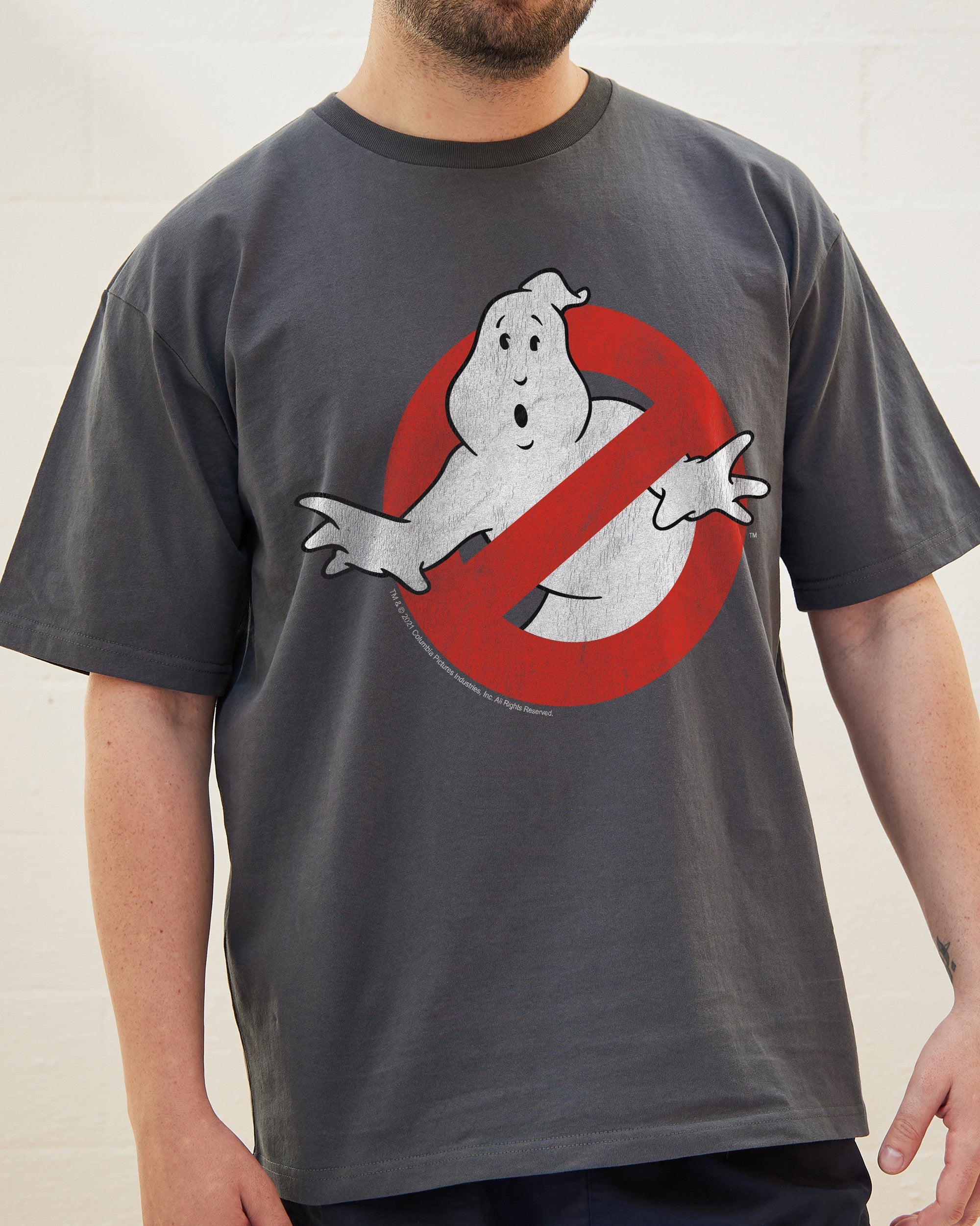 No Ghost Logo T-Shirt Australia Online Coal